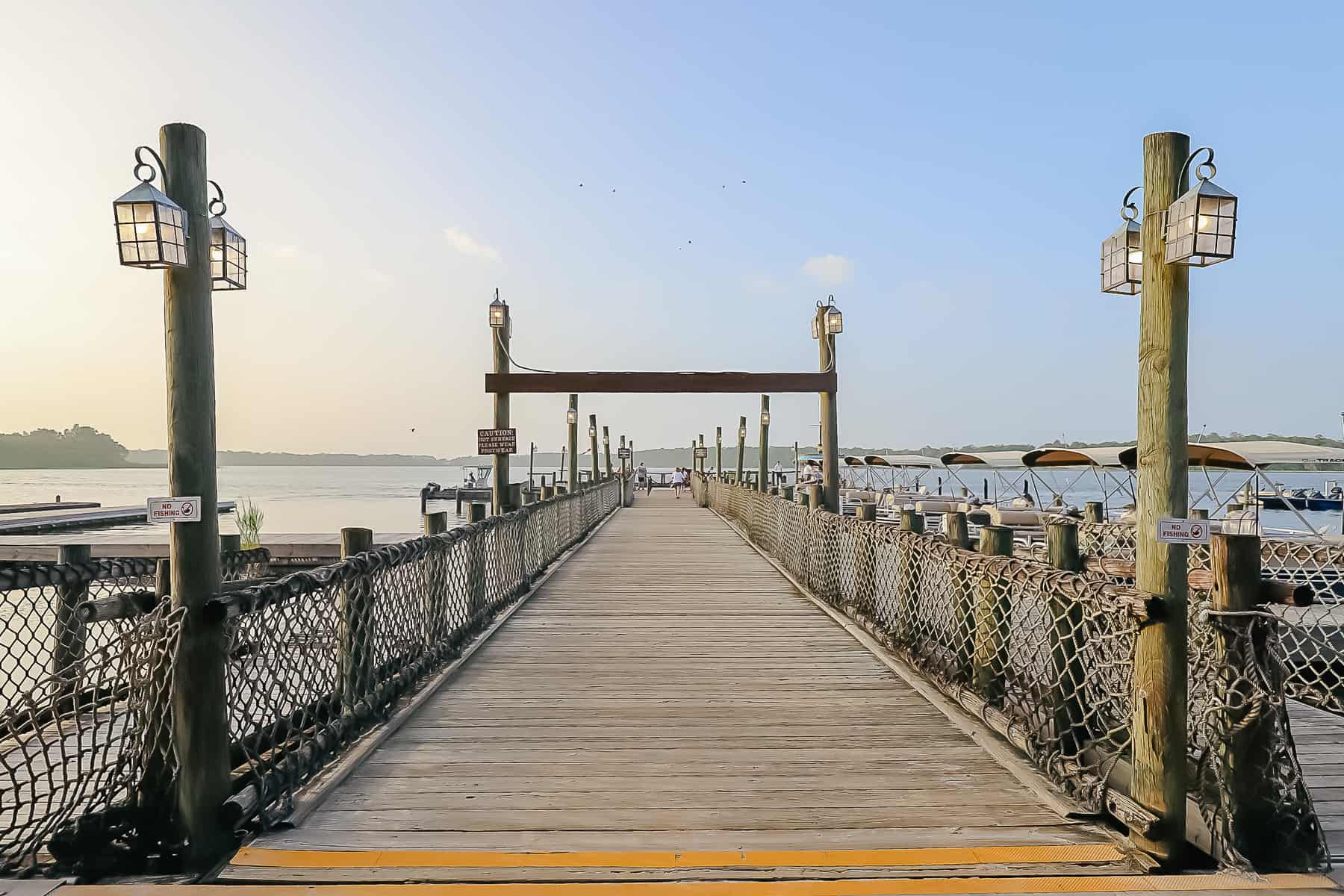 Boat Dock at Disney's Fort Wilderness