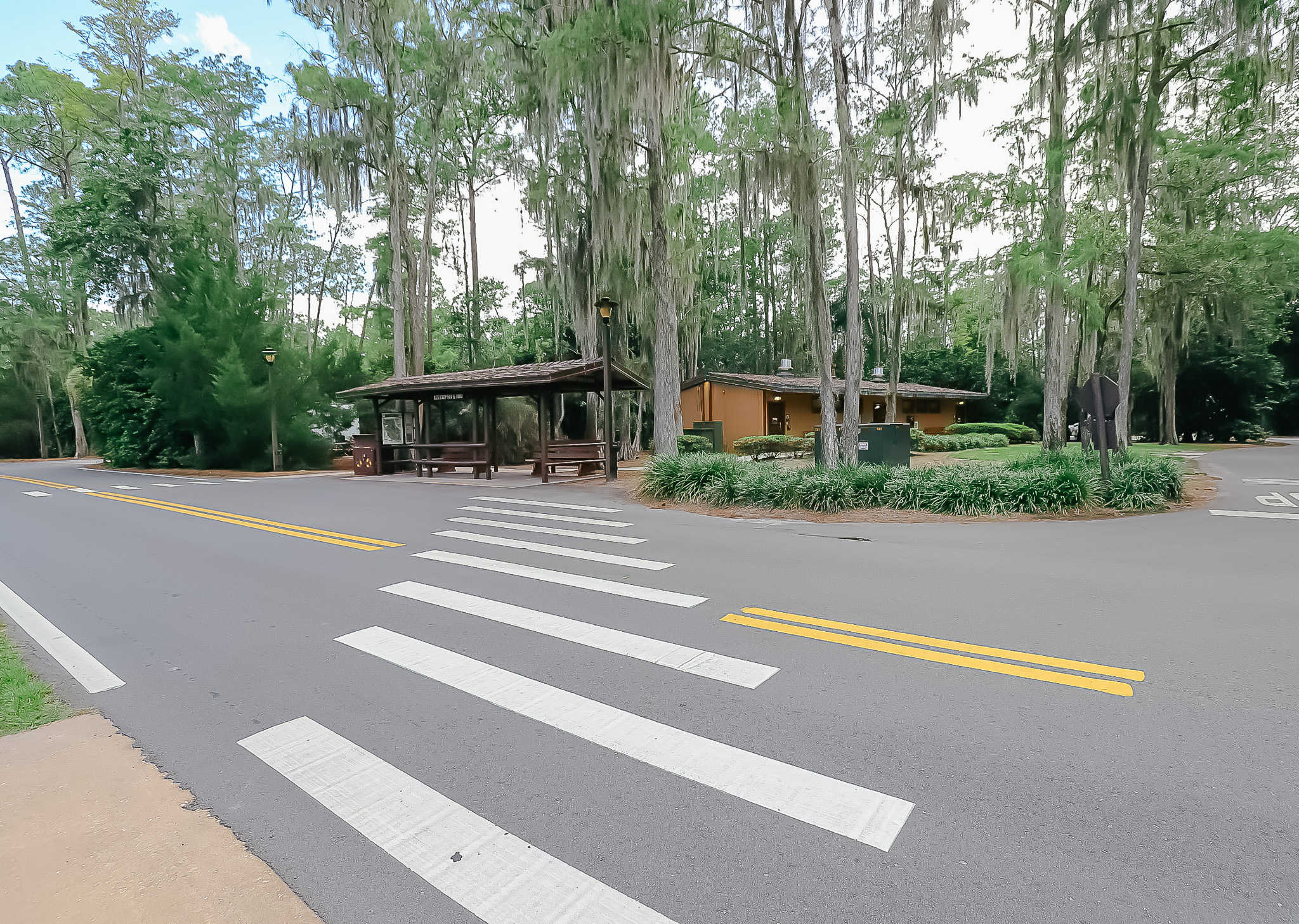 The Meadow Bus Stop at Fort Wilderness