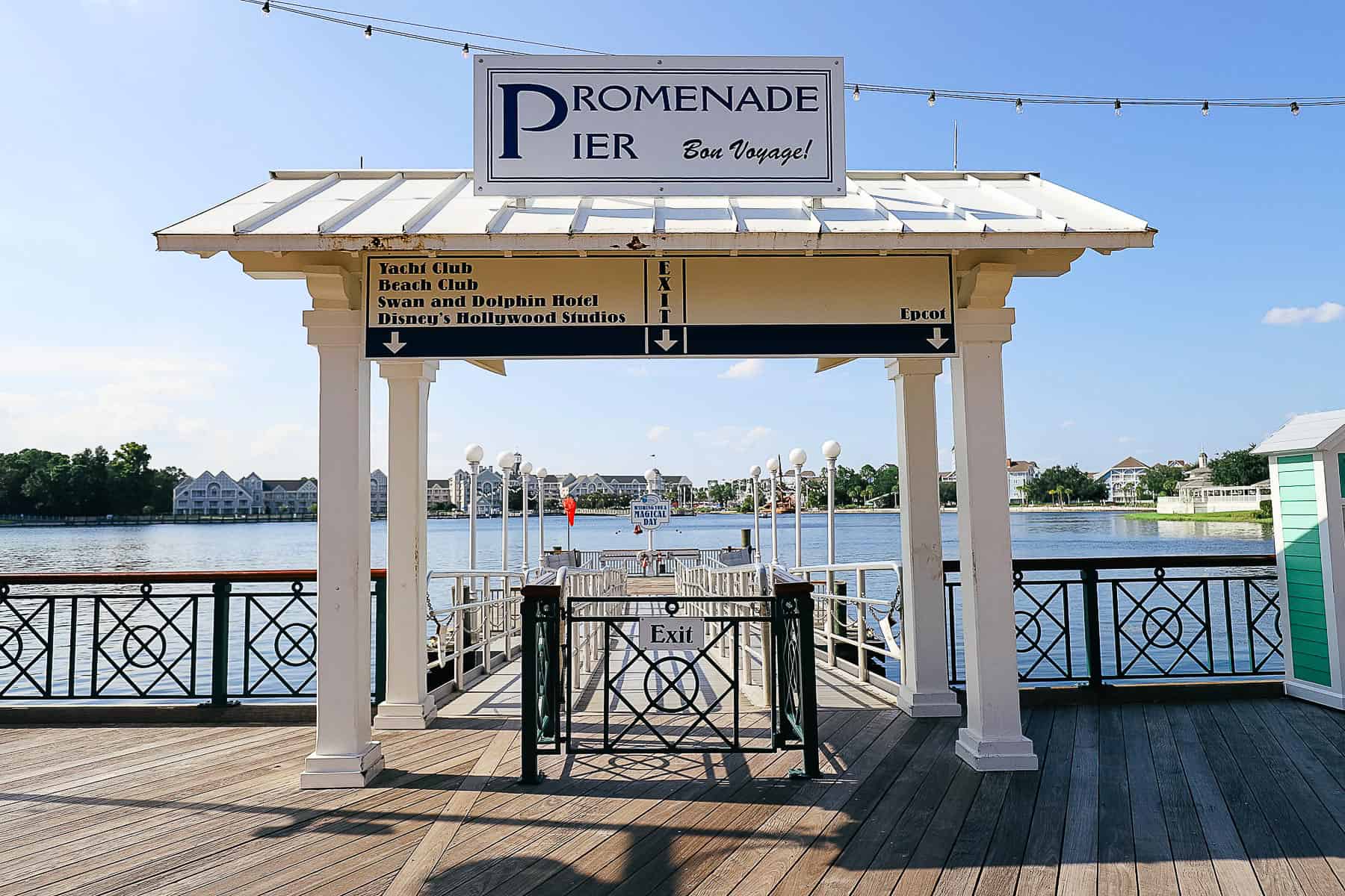 Friendship Boat Dock at Disney's Boardwalk 