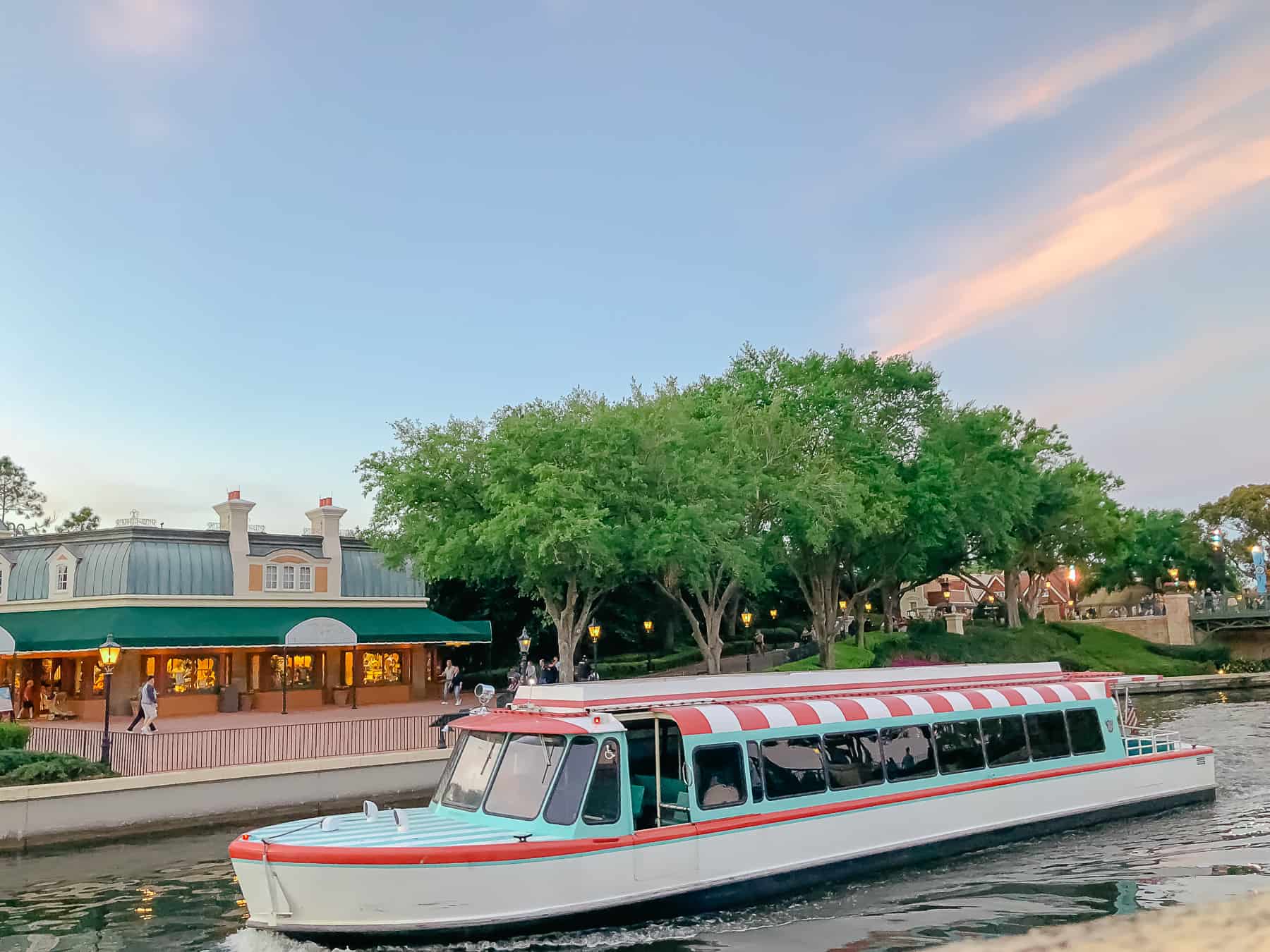 Friendship Boat from Epcot to Boardwalk