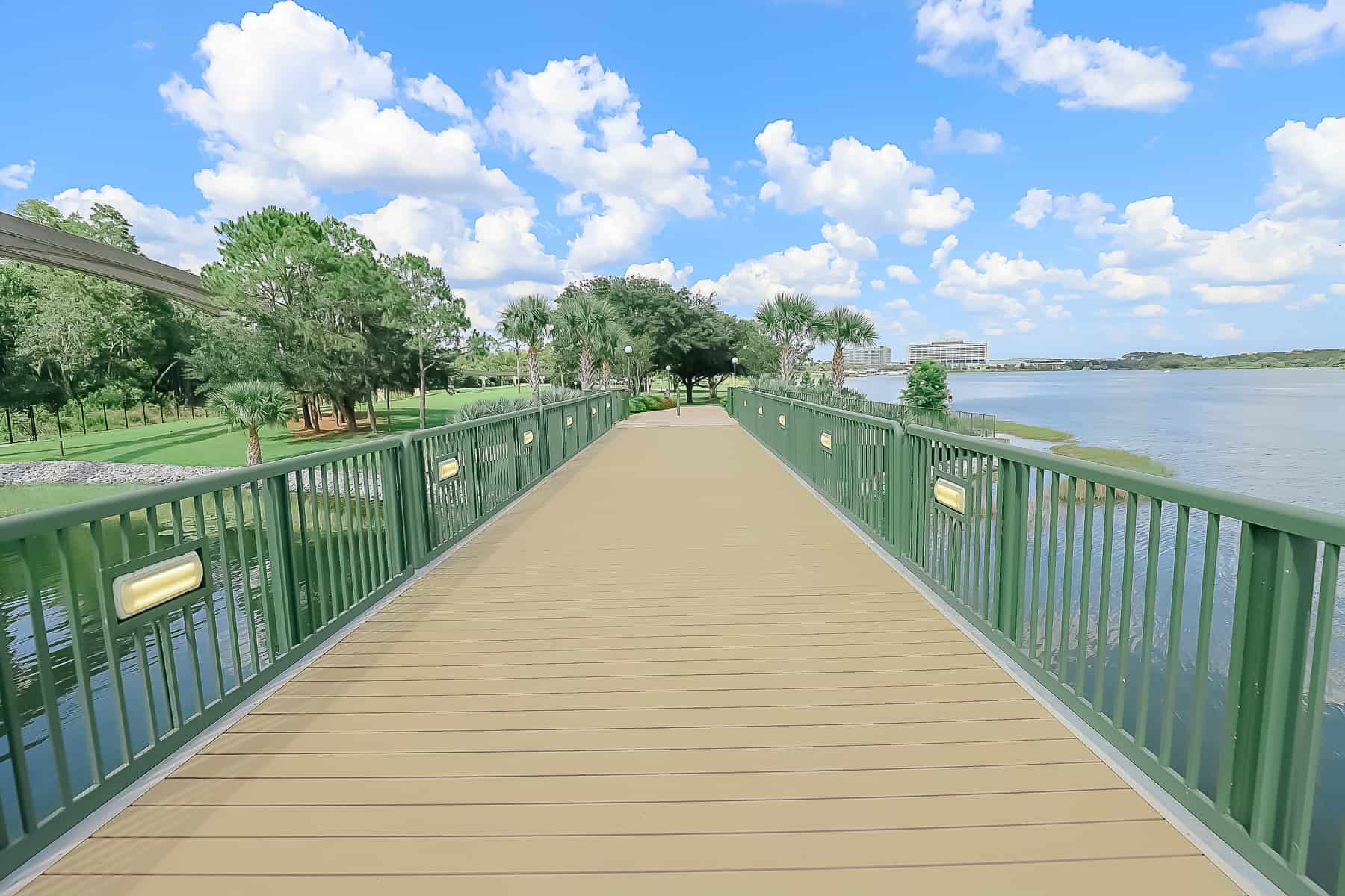 bridge on walkway from Grand Floridian to Magic Kingdom