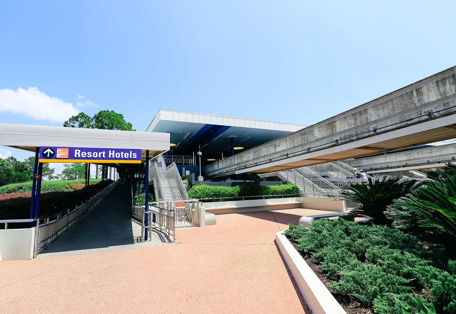 taking the monorail from Contemporary to Epcot