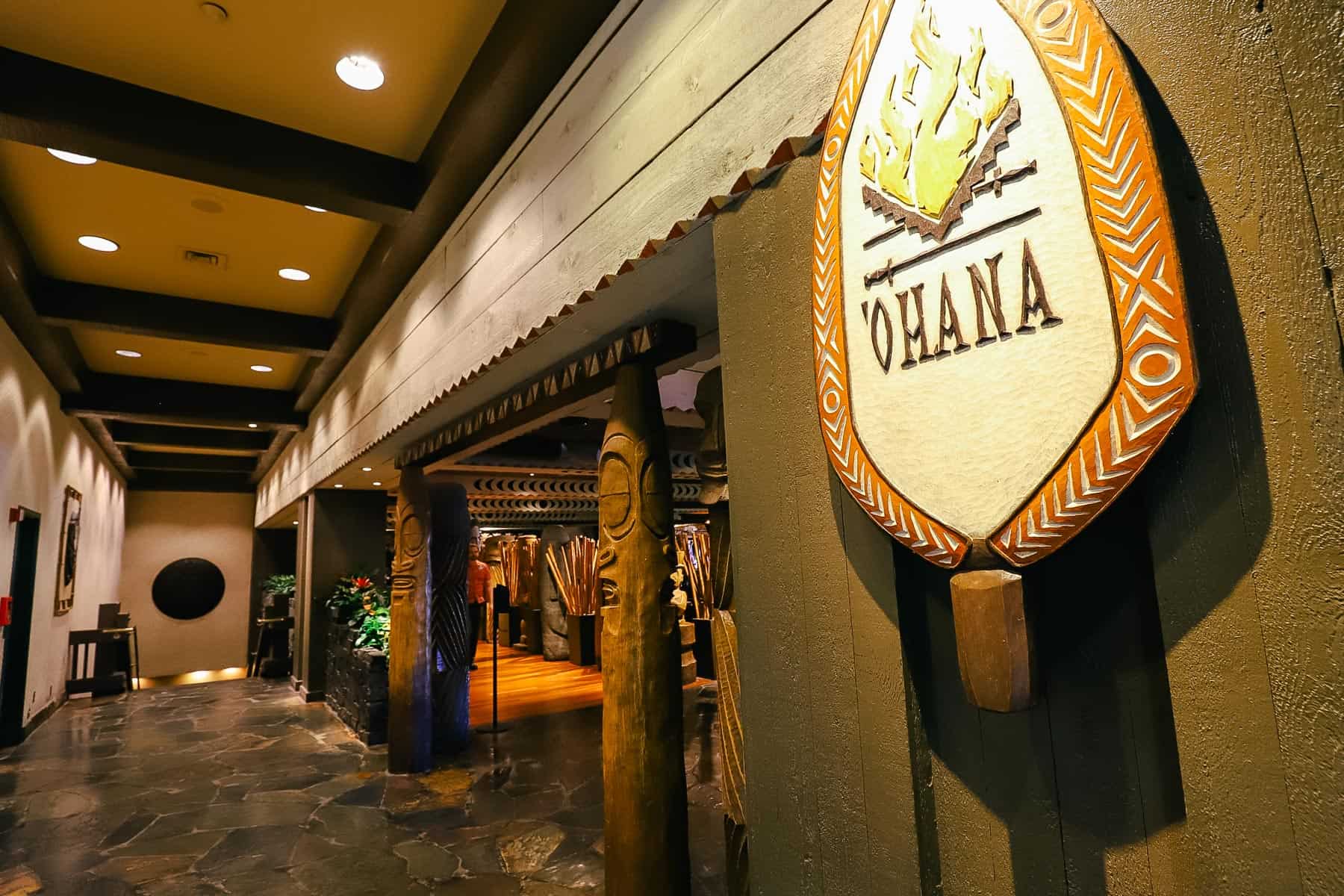 entrance to 'Ohana 