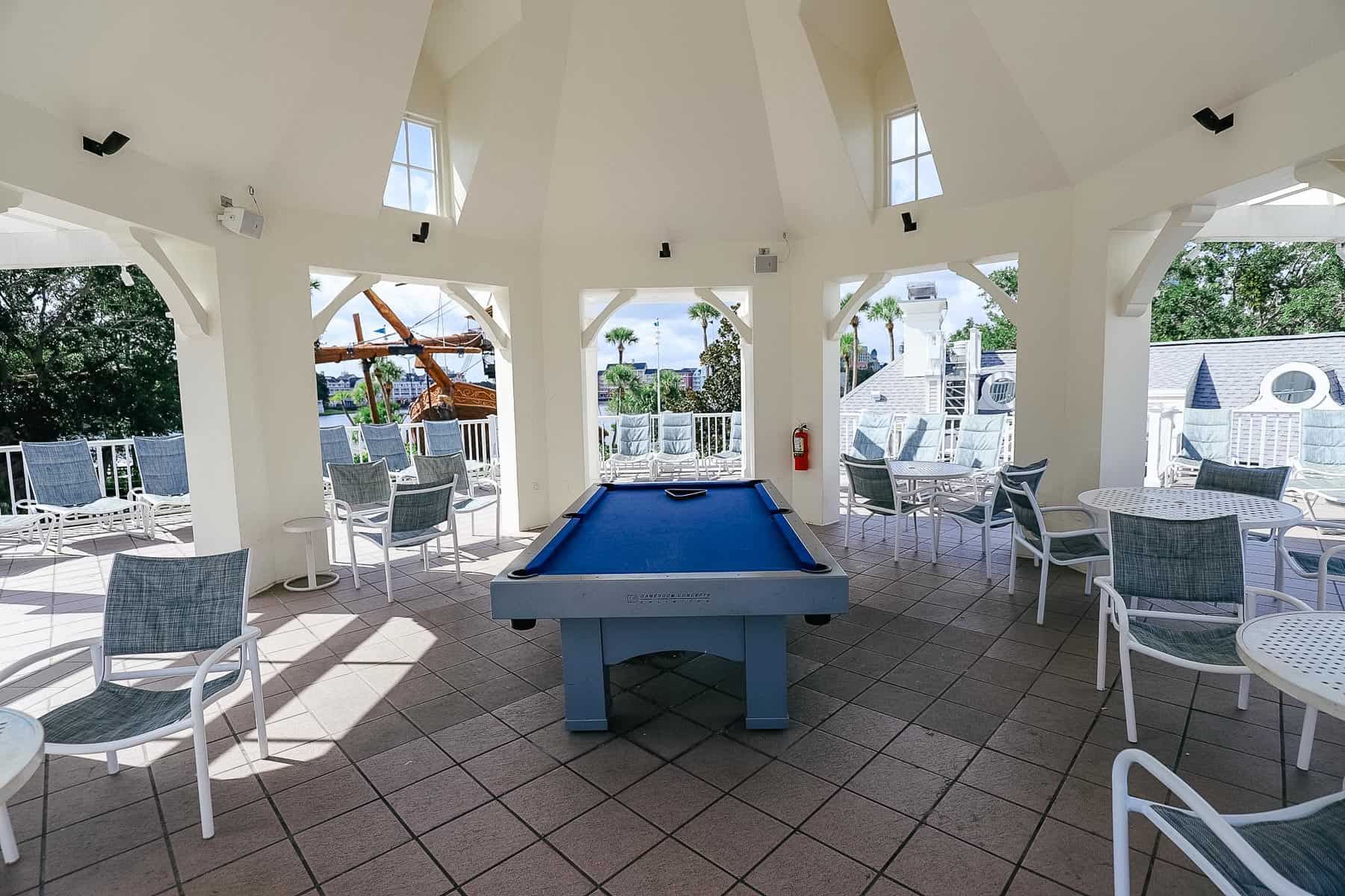 Pool Table at Stormalong Bay 