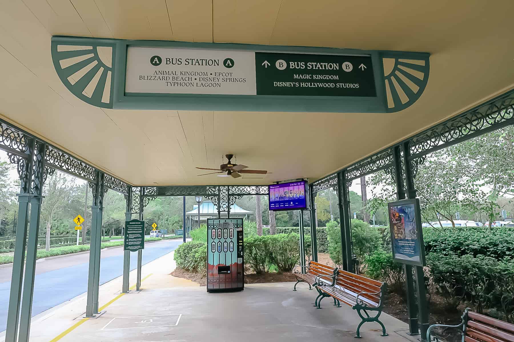 Wait times for the buses at Port Orleans French Quarter 