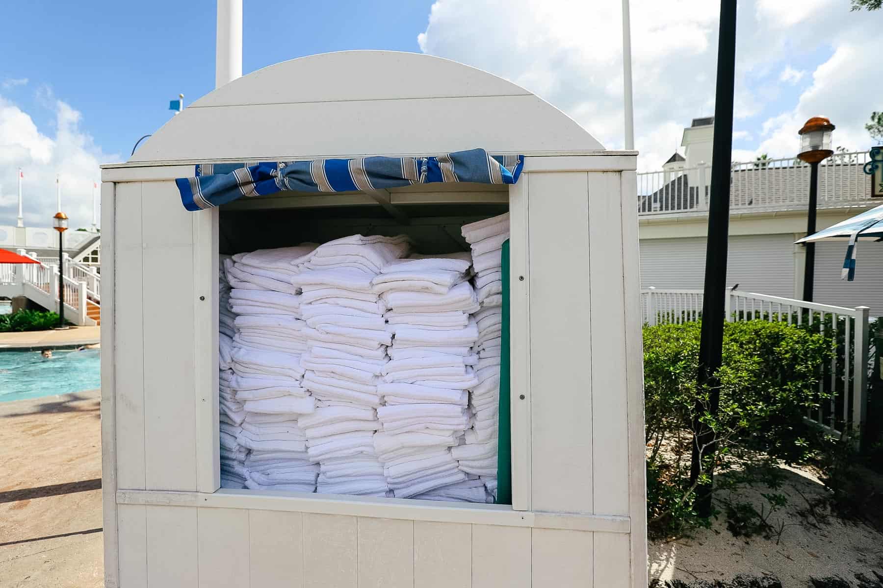 pool towels at Stormalong Bay 