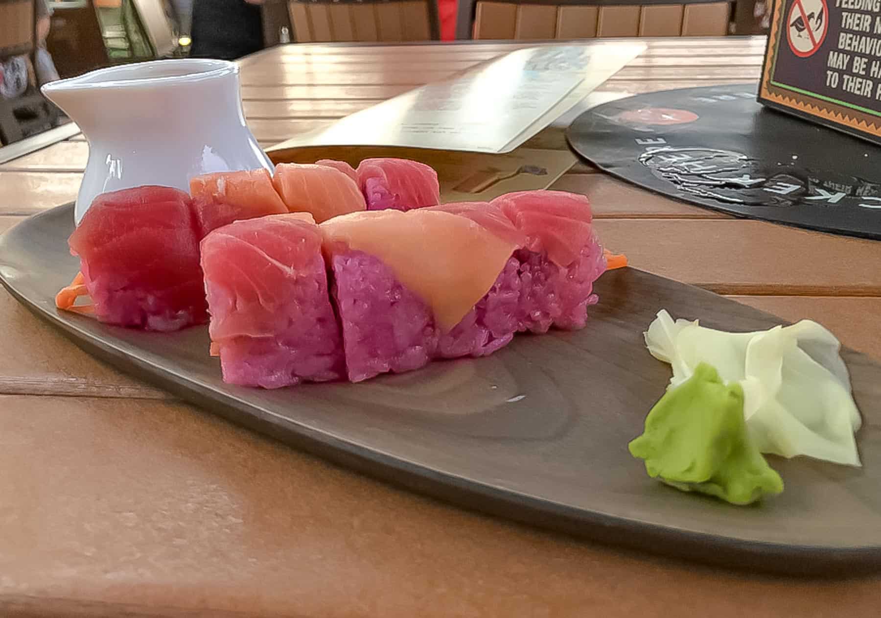 Rainbow Veggie Roll at Trader Sam's Tiki Terrace 