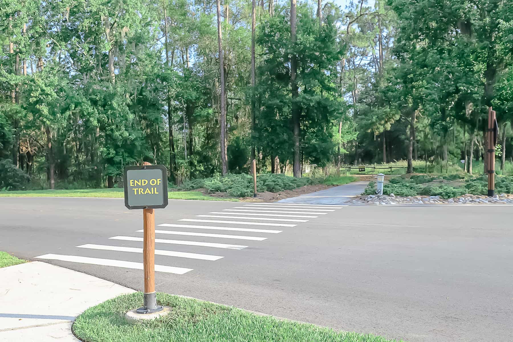 Former walking trail between Fort Wilderness and Disney's Wilderness Lodge 