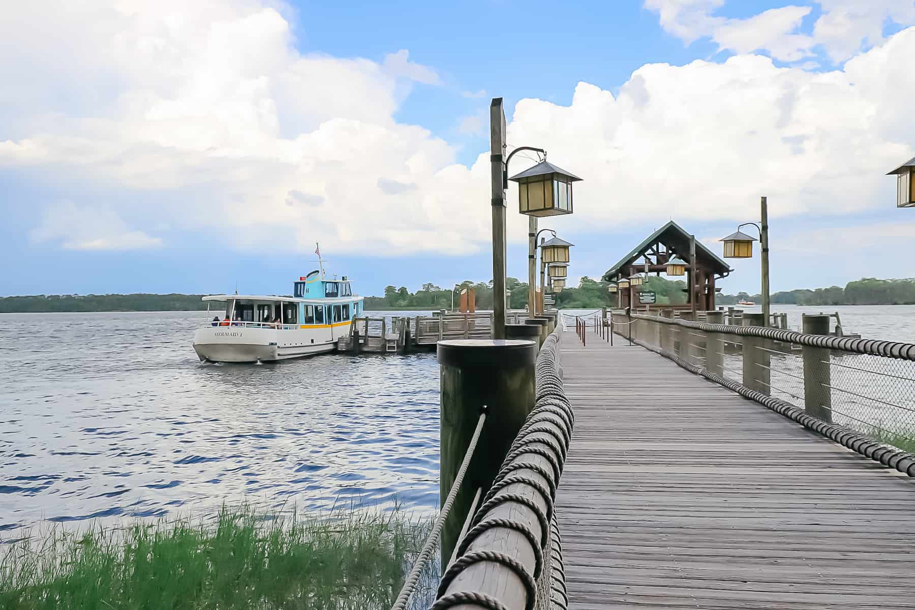 boat dock at Wilderness Lodge 