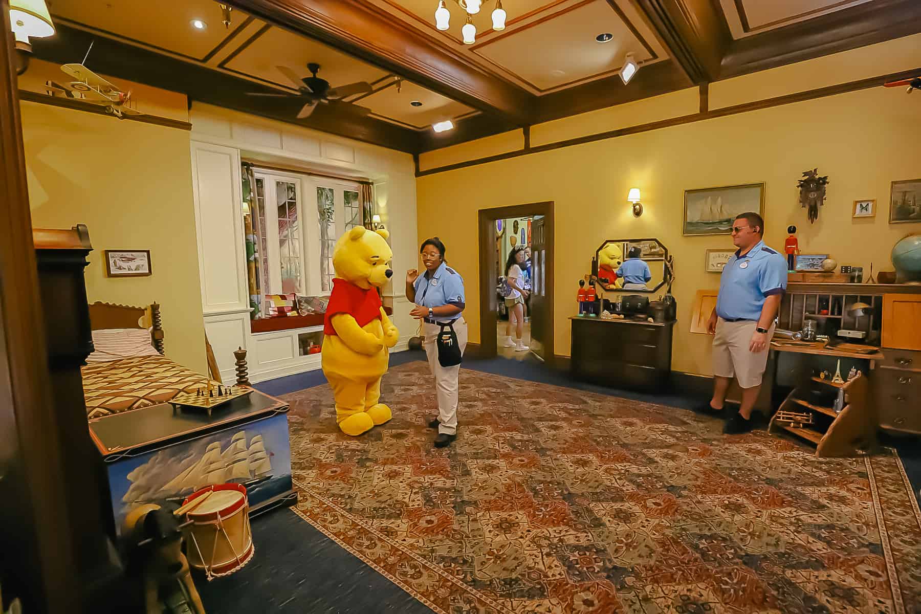 Christopher Robin's room at Epcot 