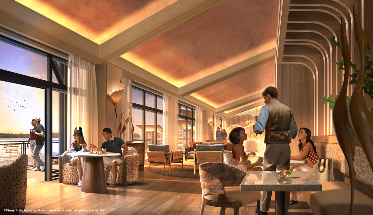 Artist Concept of the Club Level "The Artist's Nest" at Disney's Lakeshore Lodge