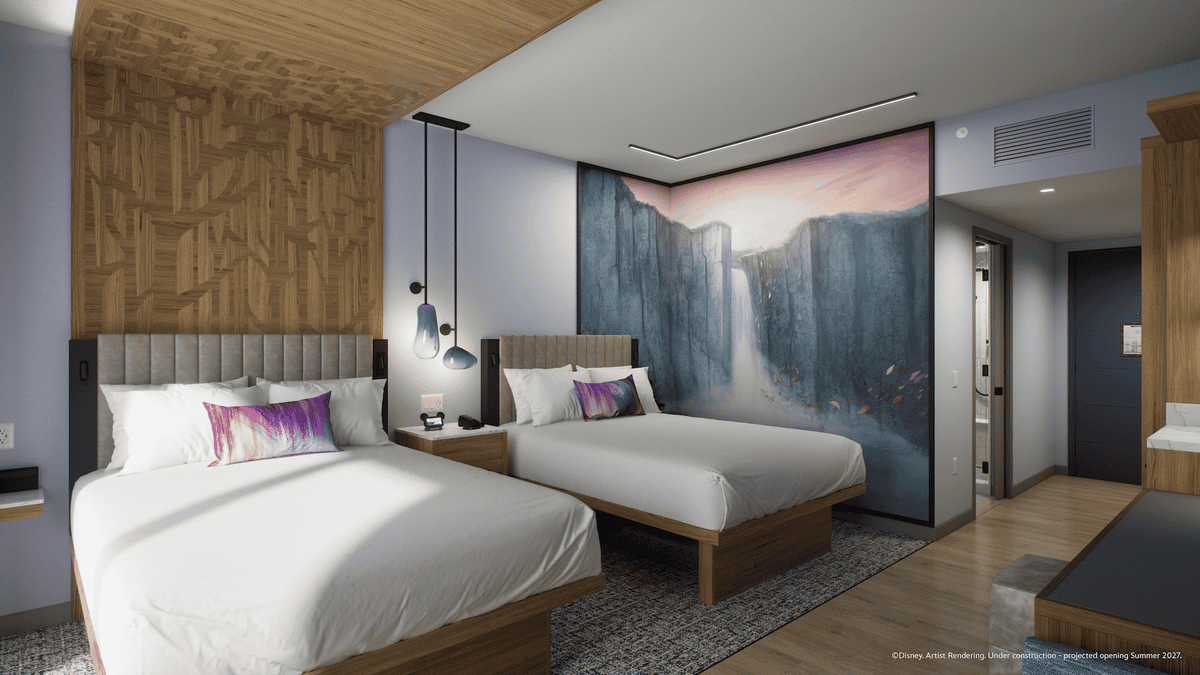 Resort Studio option that sleep up to four guests at Lakeshore Lodge (Artist Concept)