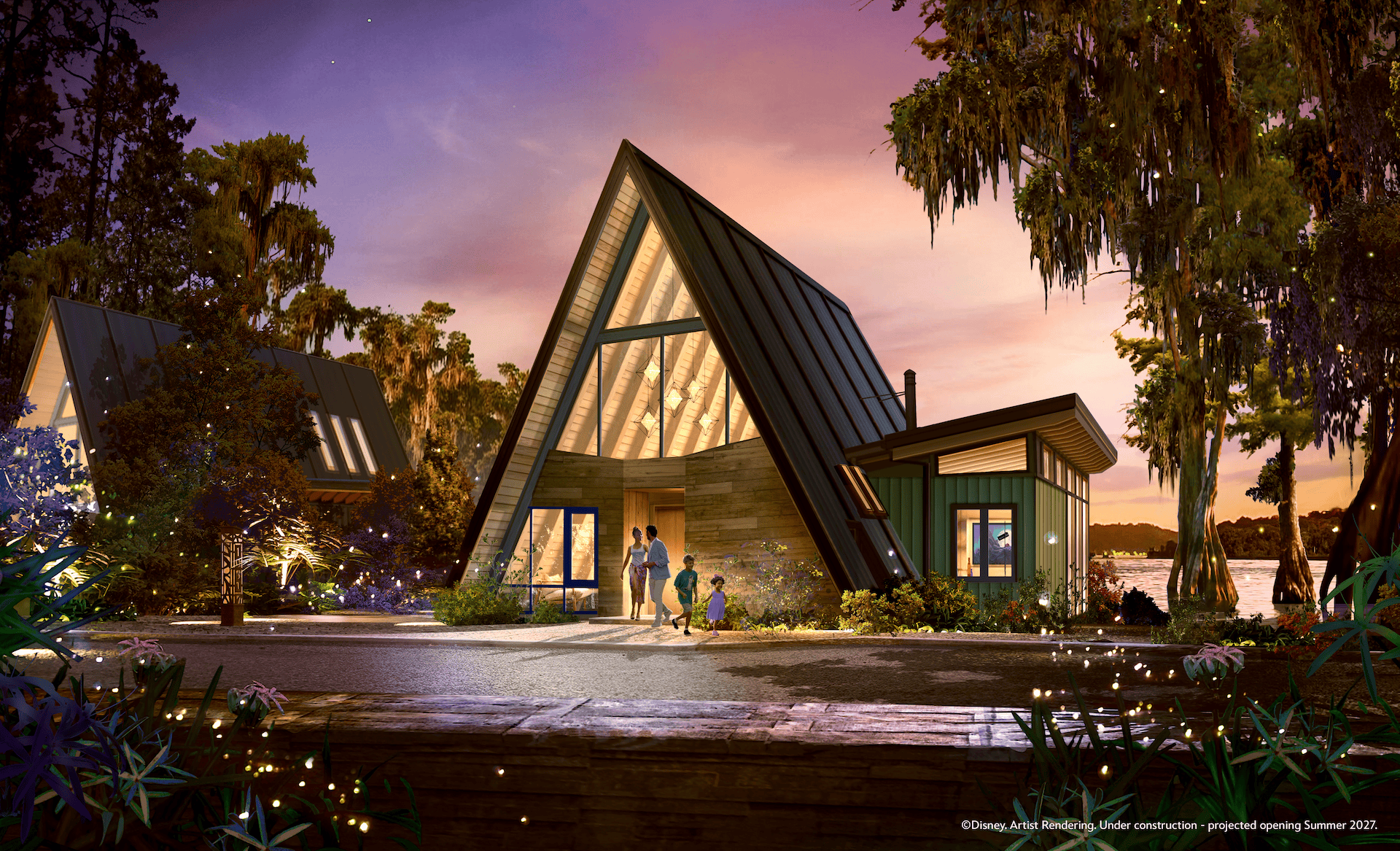 Lake Houses at Lakeshore Lodge Artist Concept by Disney