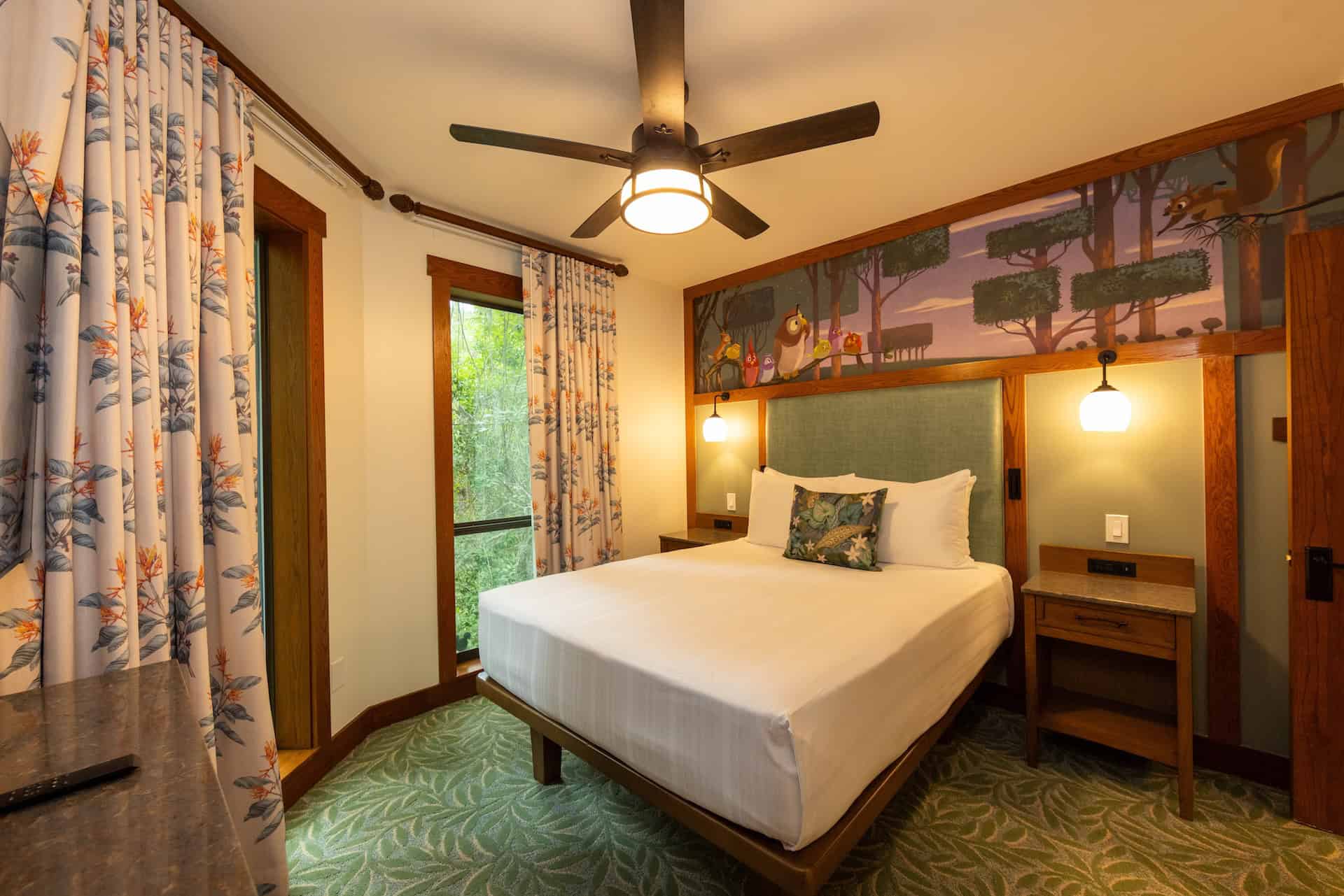 the third bedroom in the Treehouse Villa
