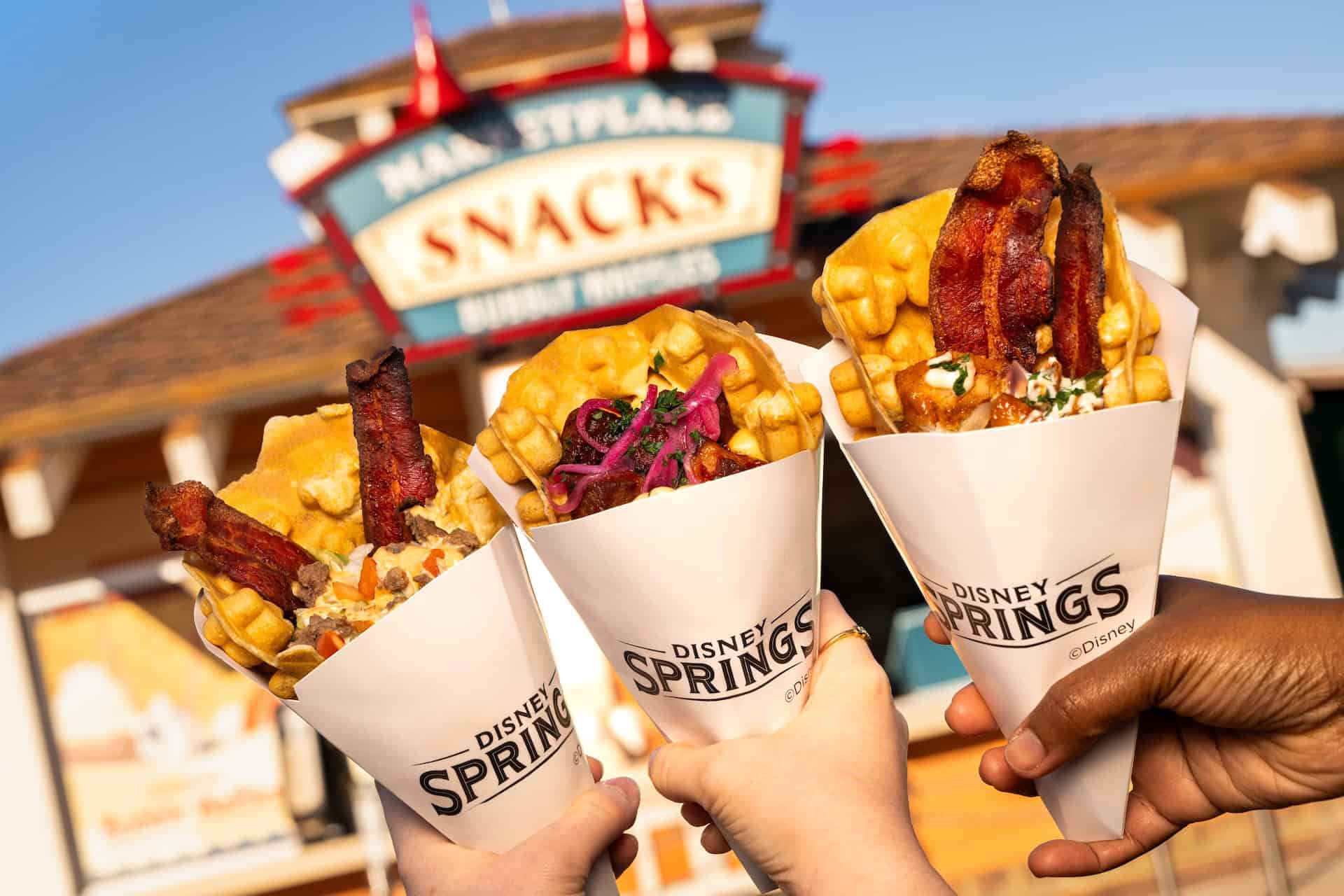 3 New Loaded Waffles Coming to Maketplace Snacks at Disney Springs