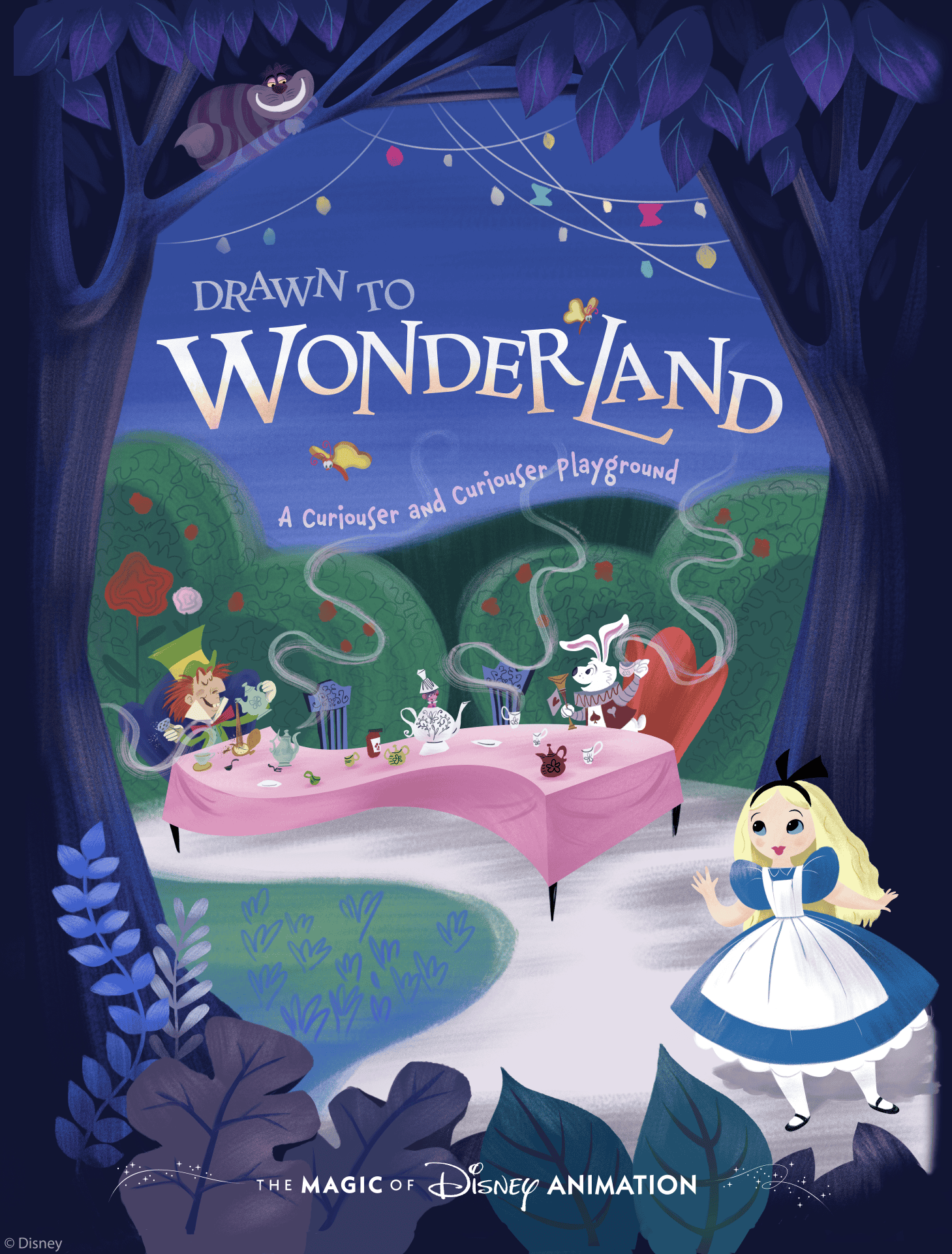 an attraction poster for Drawn to Wonderland