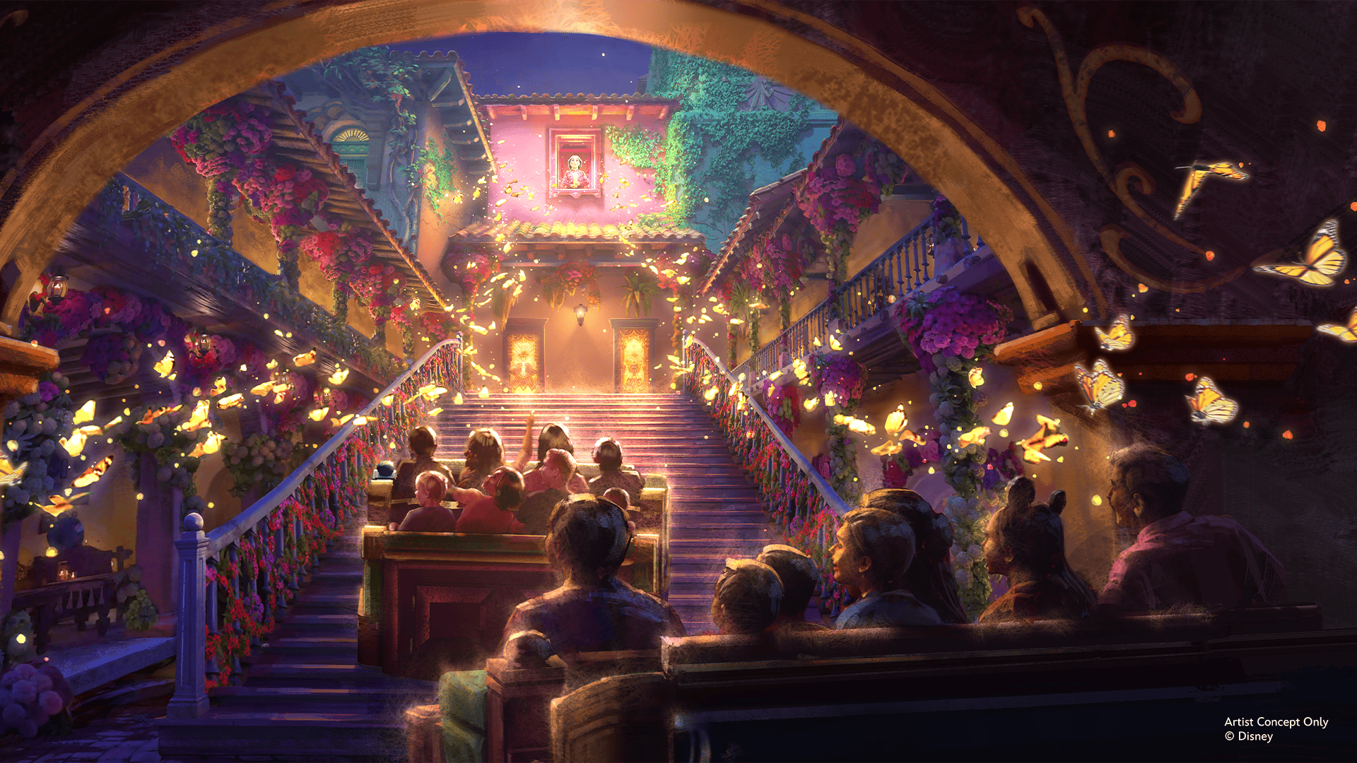 Concept Art revealed for new Encanto attraction coming to Animal Kingdom announced at D23 Ultimate Fan Event