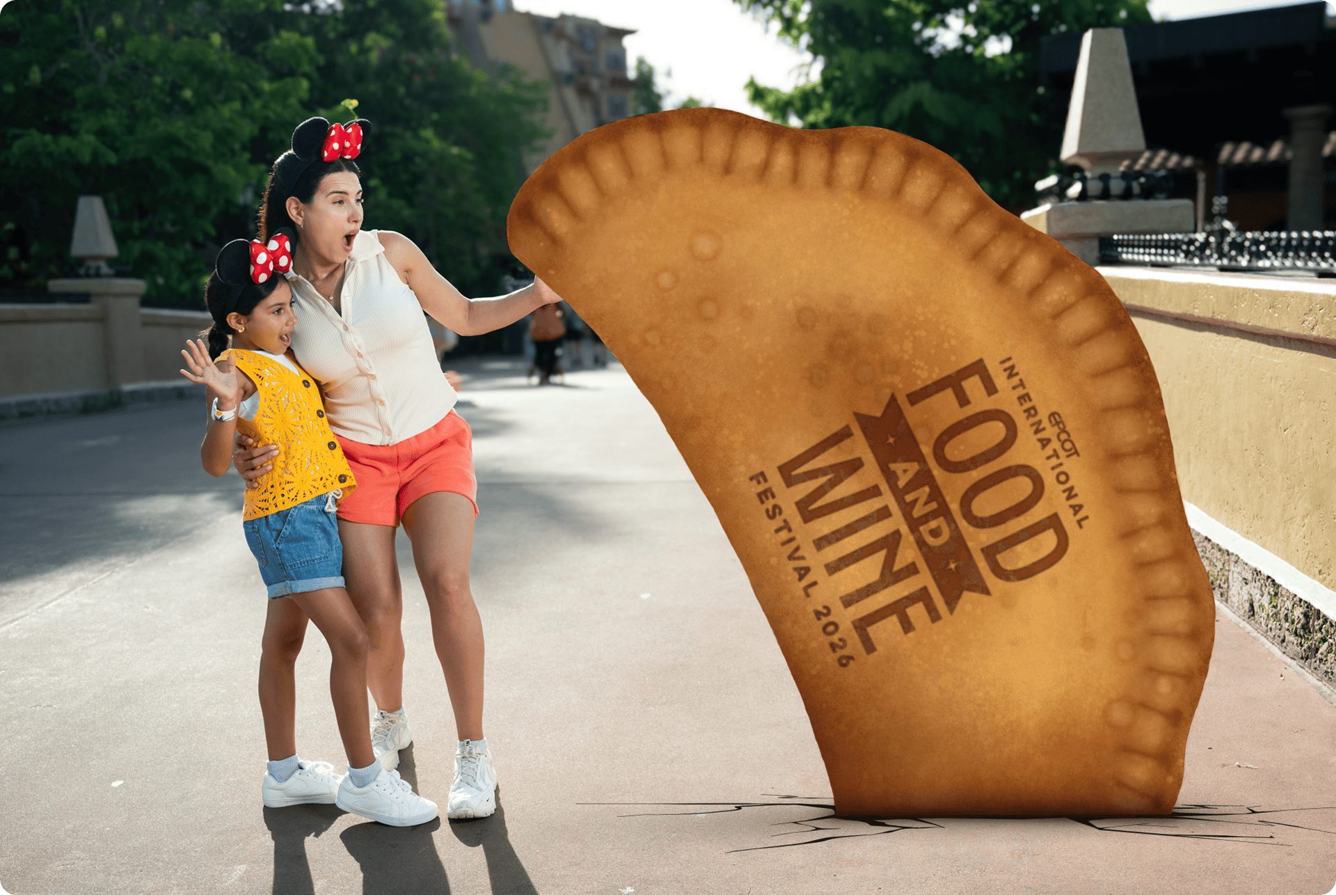 a Giant Empanada Magic Shot for the 2026 Epcot Food and Wine Festival