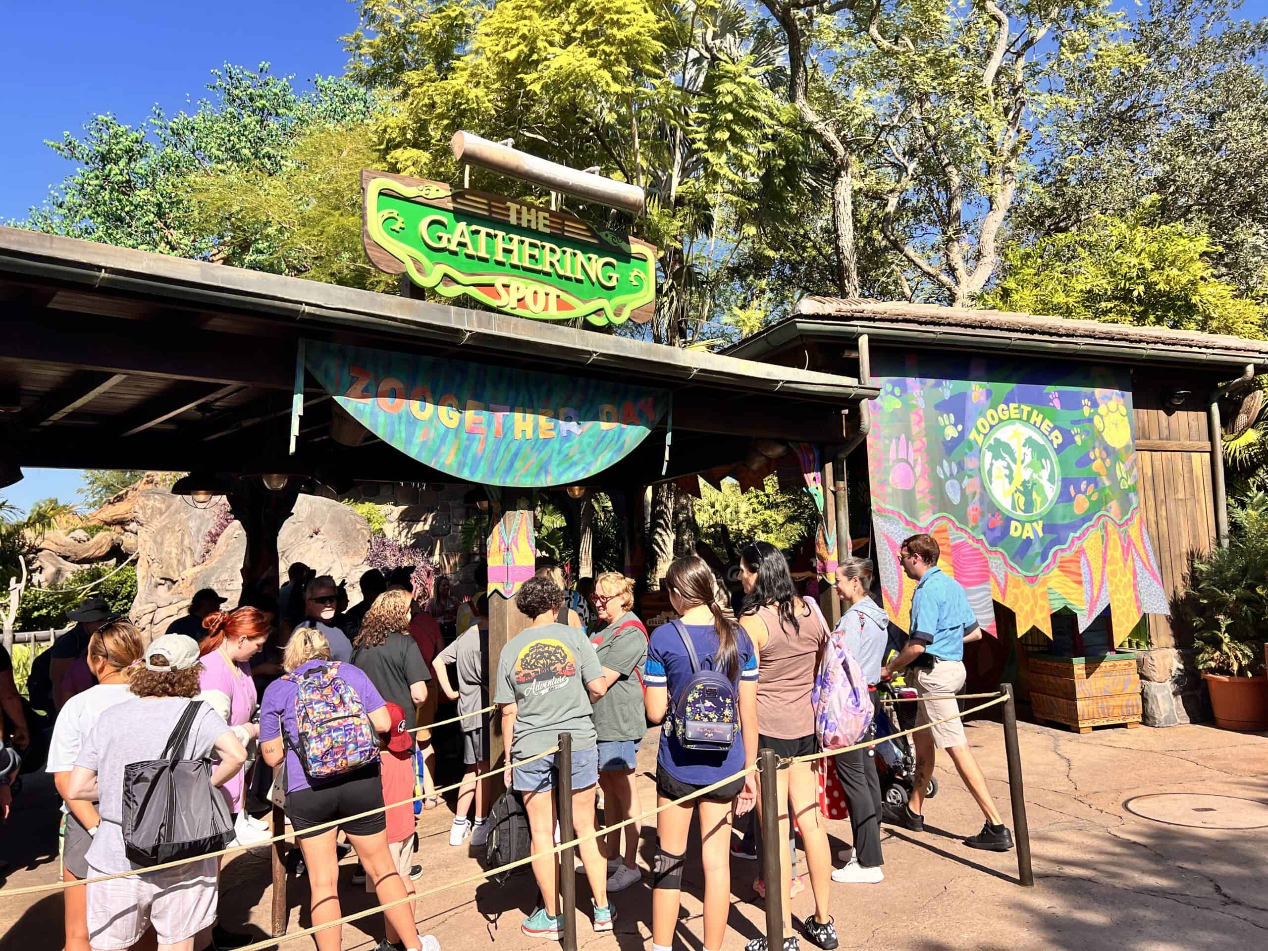 Disney Testing Virtual Queue for Zoogether Day Gathering Spot