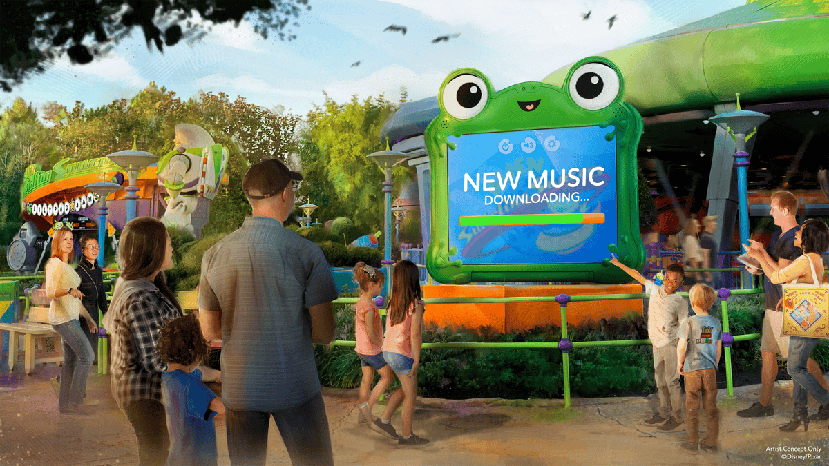 Concept Art: Lilypad at Alien Swirling Saucers