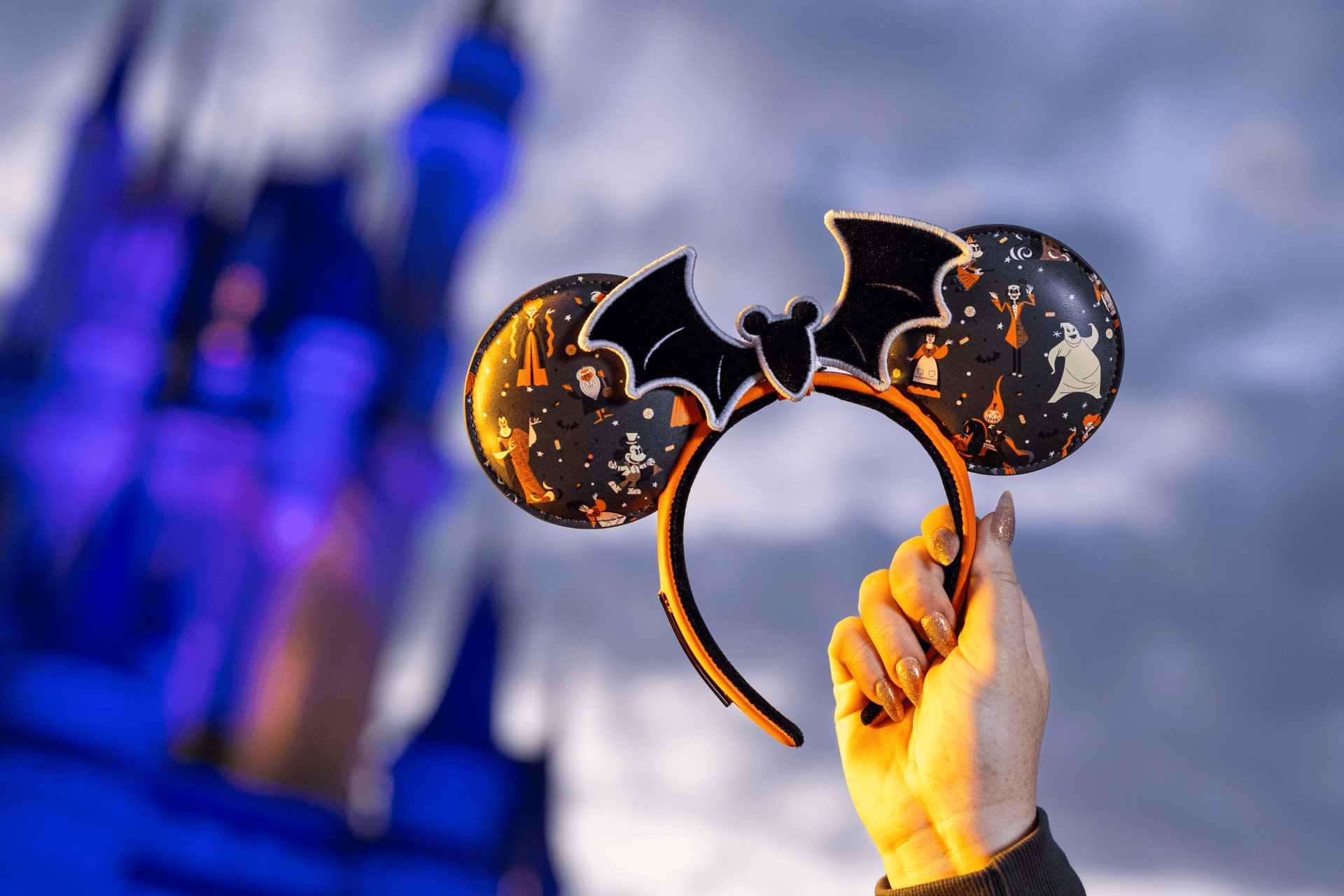 a pair of Minnie Ear's for Mickey's Not So Scary Halloween Party 2026