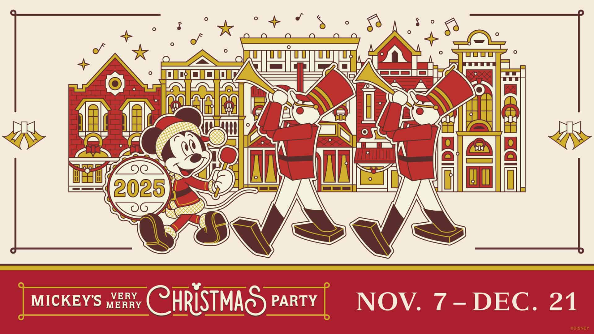 Mickey’s Very Merry Christmas Party Dates Announced for the 2025 Holiday Season