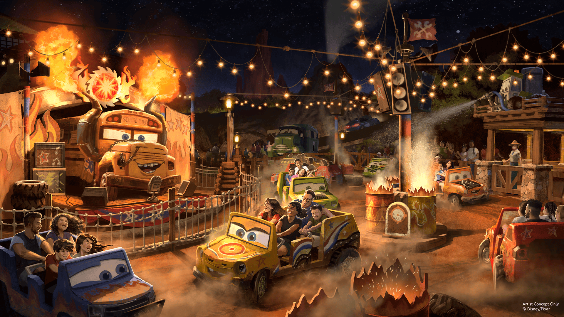 Concept Art revealed at D23 for Miss Fritter's Daredevil Spin-Along