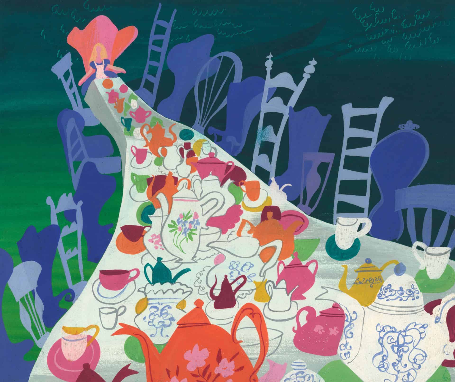 an animated drawing of Alice for the new Animation Experience coming to Disney's Hollywood Studios.