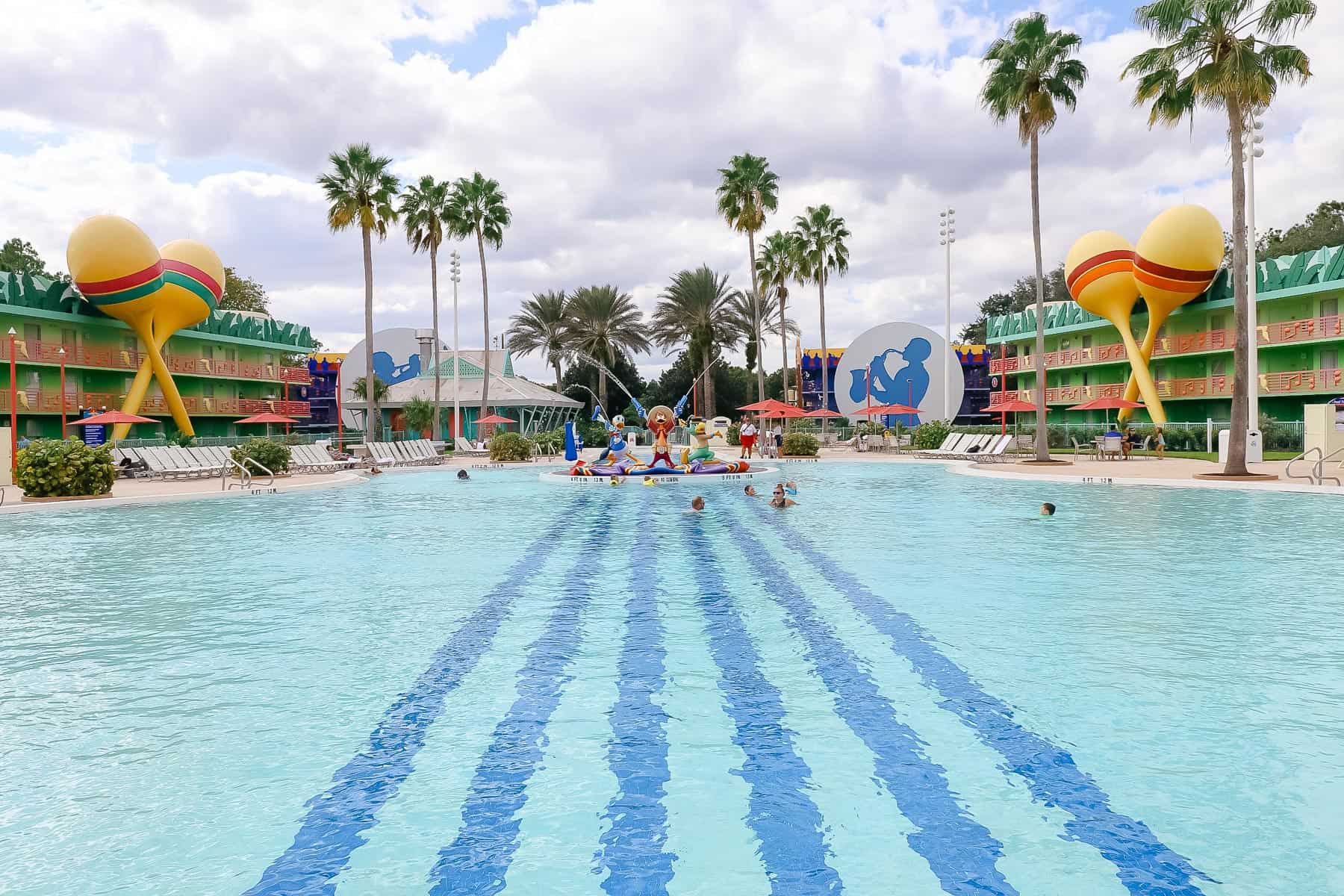 The Calypso Pool at Disney's All-Star Music Resort 