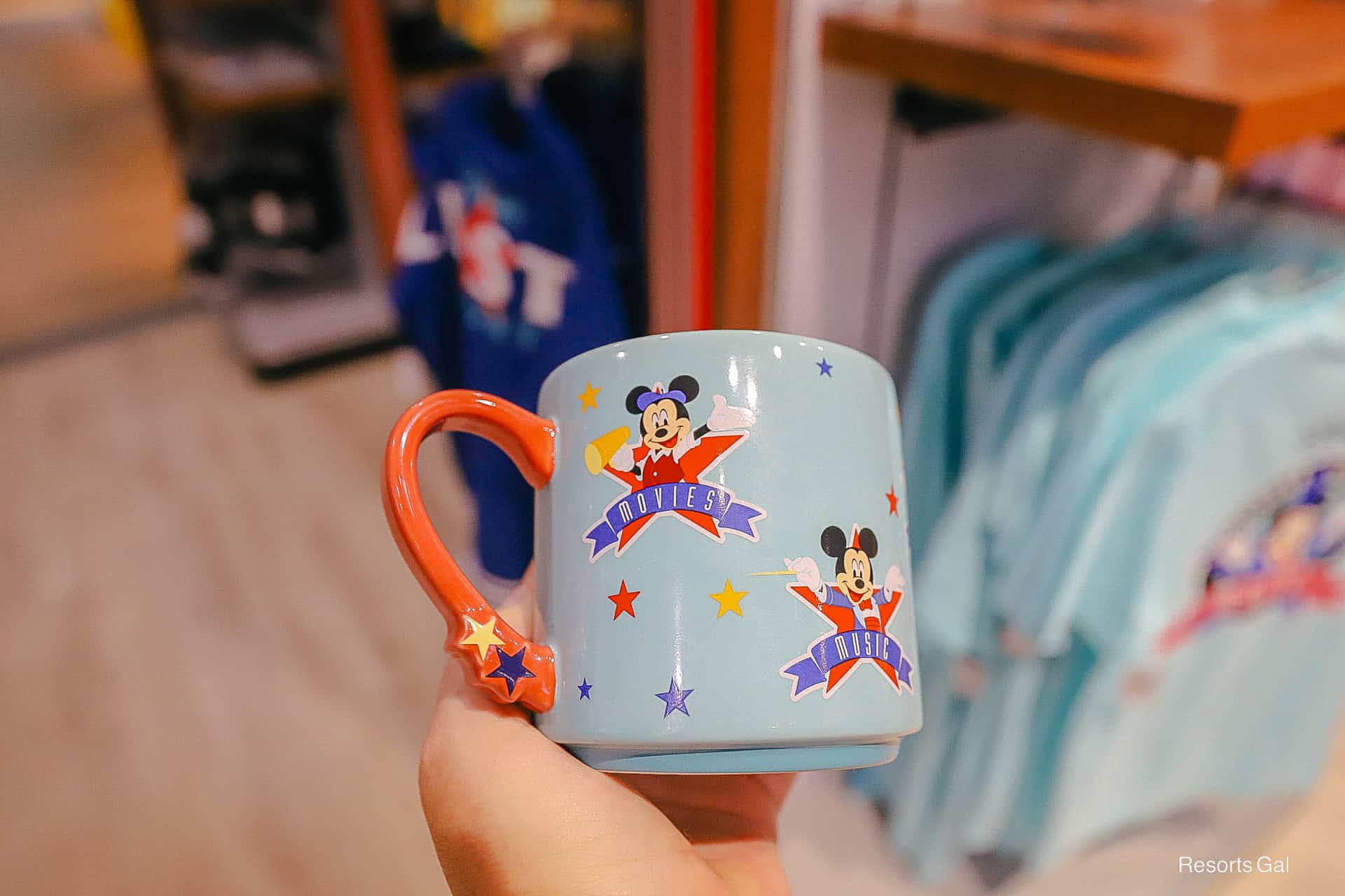 Mickey Mouse with All-Star Movies on the resort merchandise coffee mug 