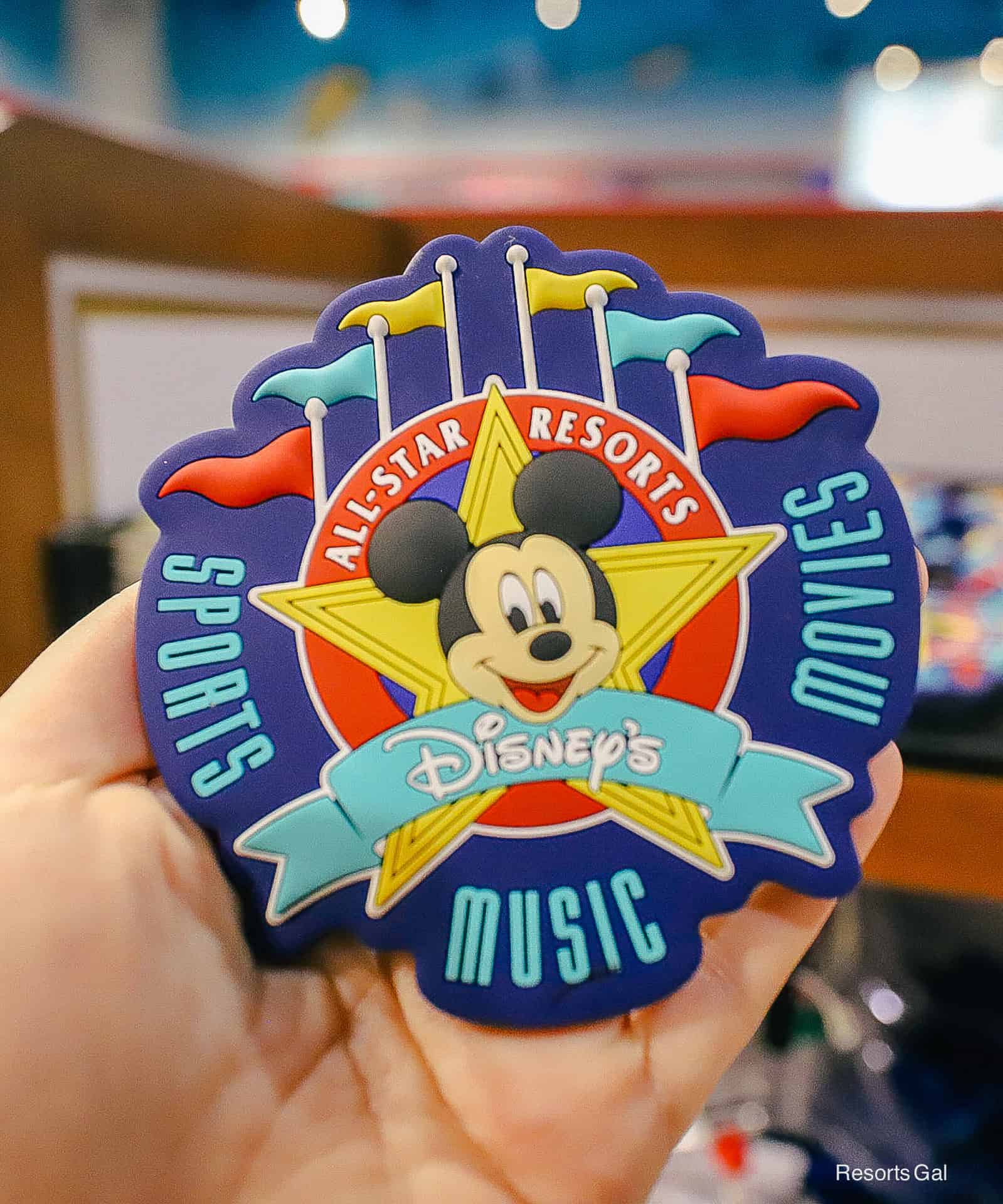 a new magnet in the All-Star Resorts merchandise collection 