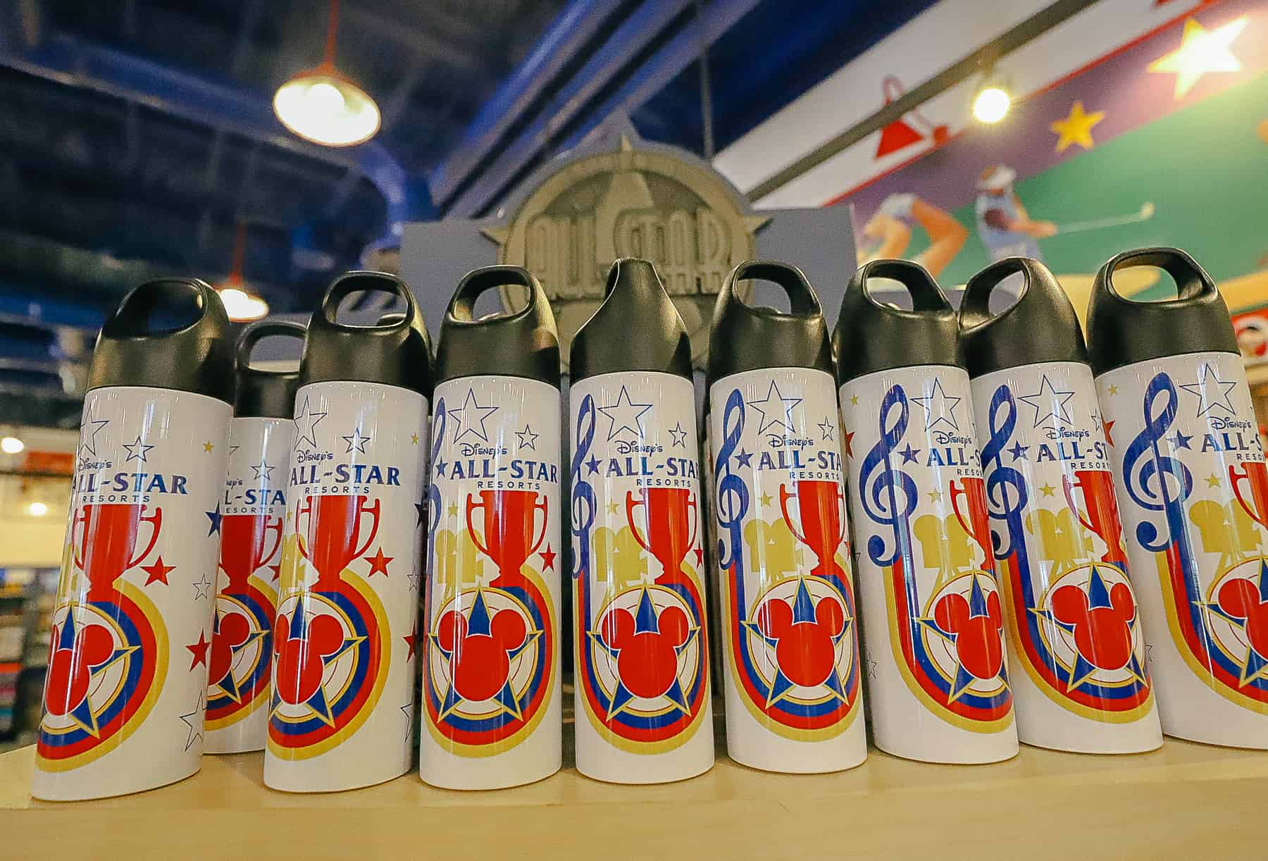 a tumbler that's branded to Disney's All-Star Sports 