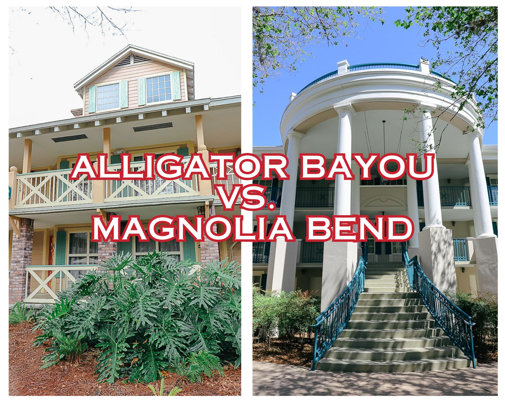 Alligator Bayou or Magnolia Bend: Which Side of Port Orleans Riverside is Right for You?