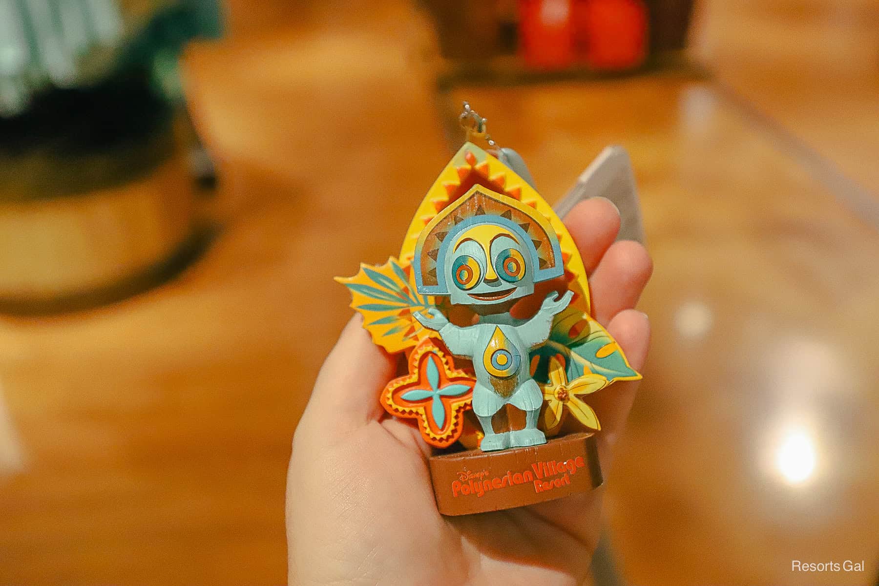 a Polynesian tiki ornament 