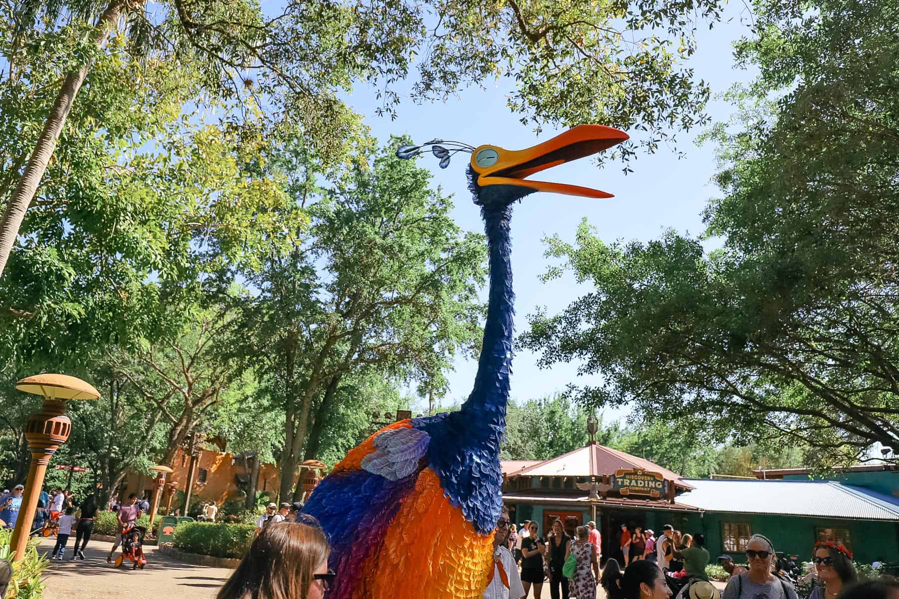 Kevin posing for a photo at Disney's Animal Kingdom. 