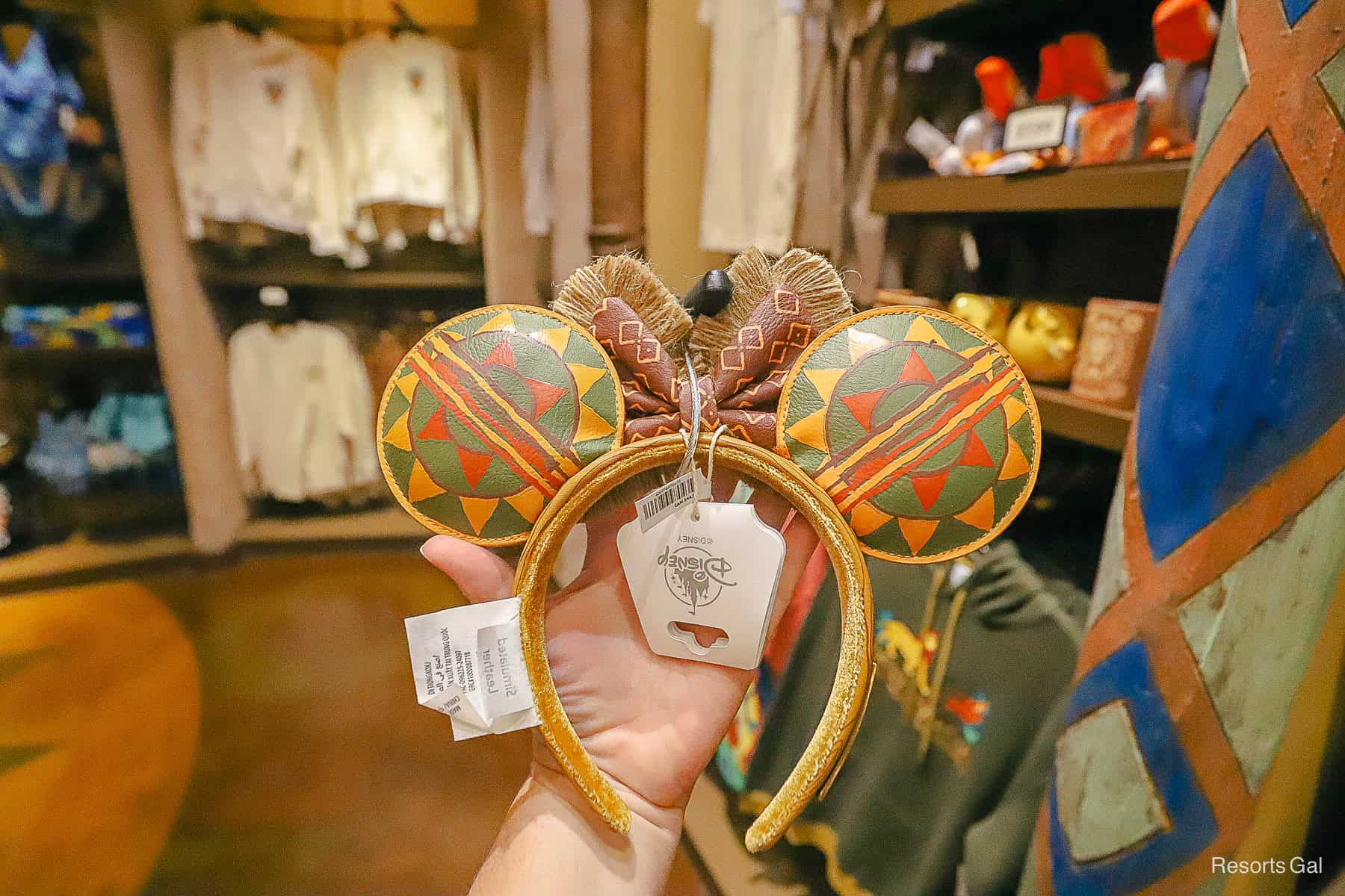 back side of Minnie Ears from Disney's Animal Kingdom Lodge 