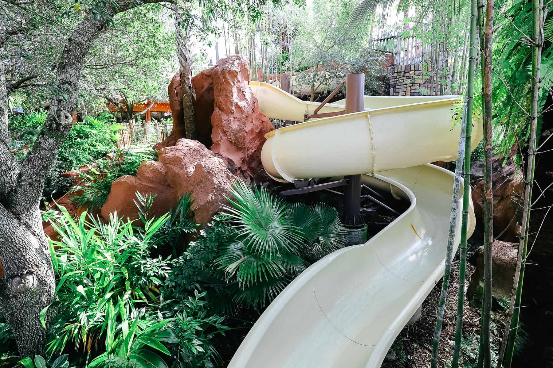 the twisty slide at Kidani Village 