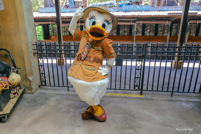 Donald and Daisy Duck Join Goofy at Harambe Train Station for Temporary Meet-and-Greet
