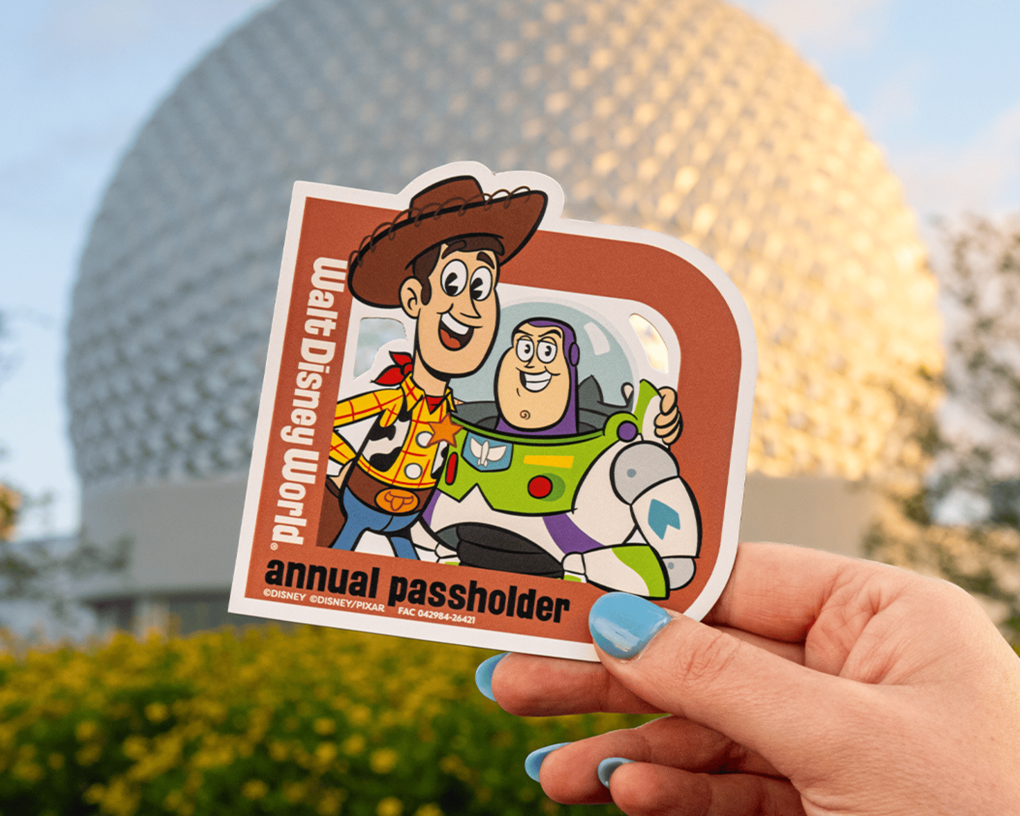 Woody and Buzz Lightyear Annual Passholder Magnet
