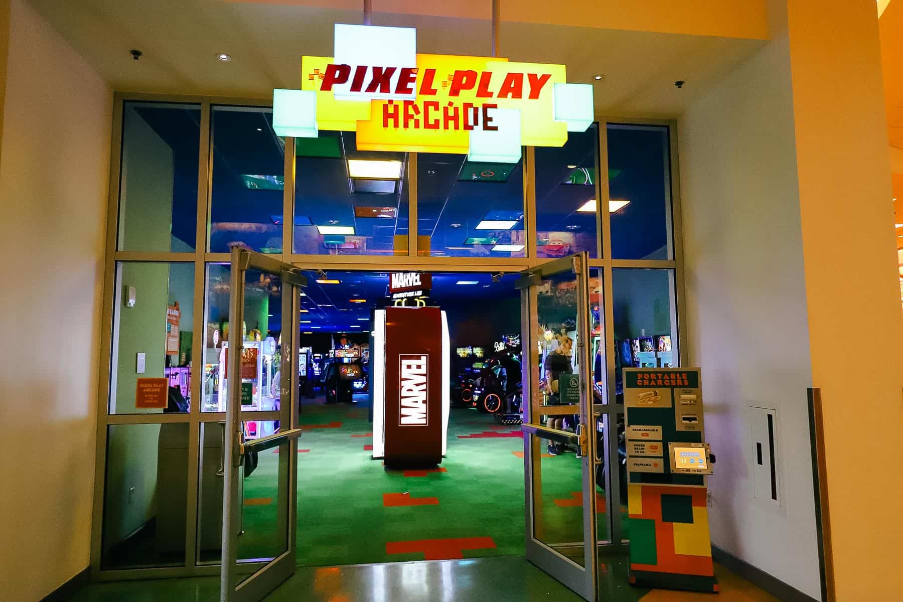 Pixel Play Arcade entrance 