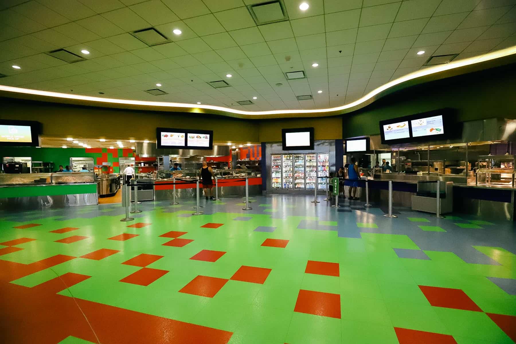 interior of the food court at Art of Animation 
