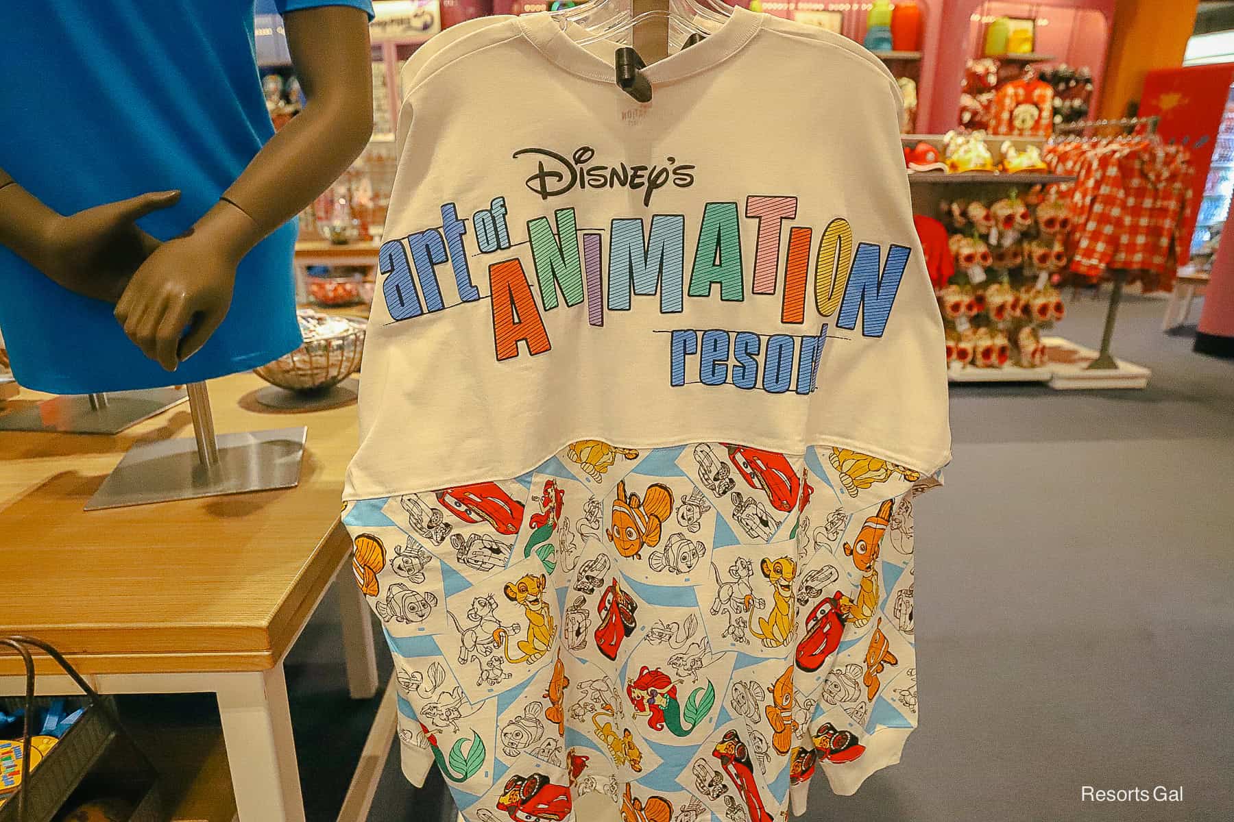 a spirt jersey that represents the Art of Animation 