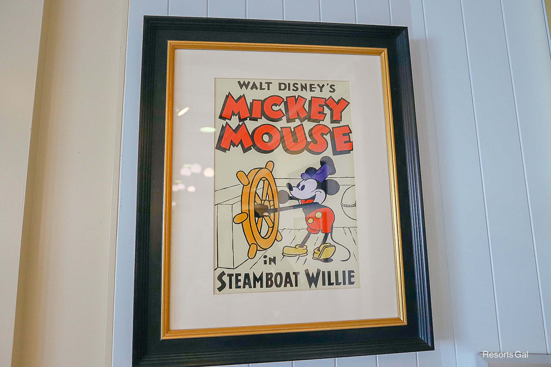 a Mickey Mouse poster art