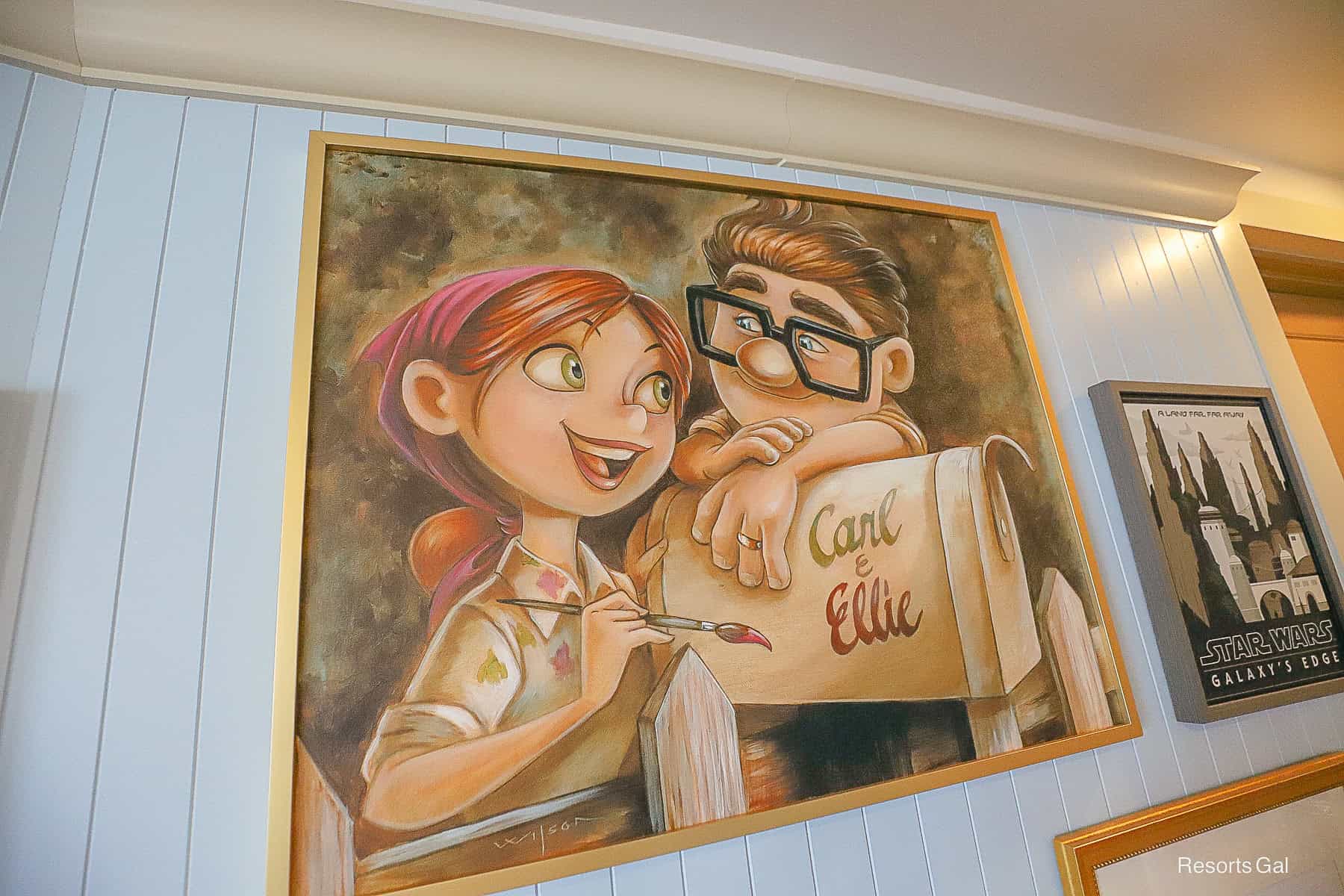 art inspired by Up featuring Carl and Ellie