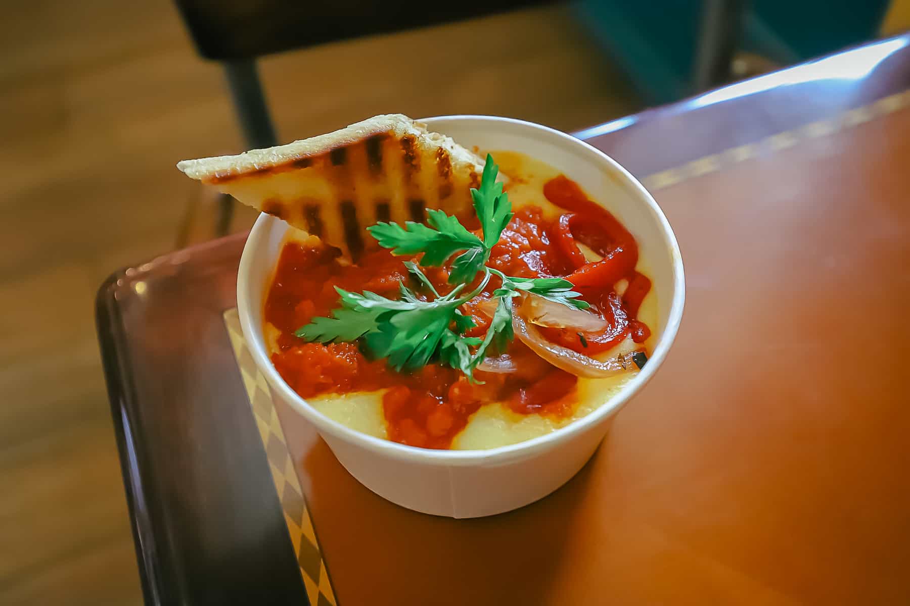 meatballs with polenta 