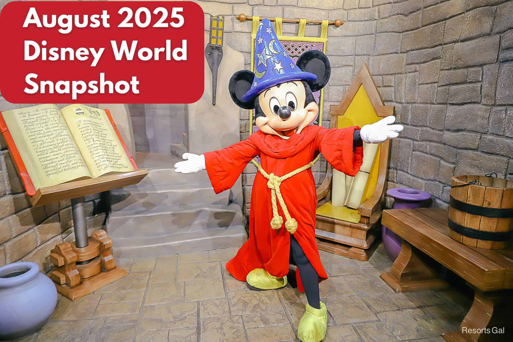 Disney World Monthly Snapshot: August 2025