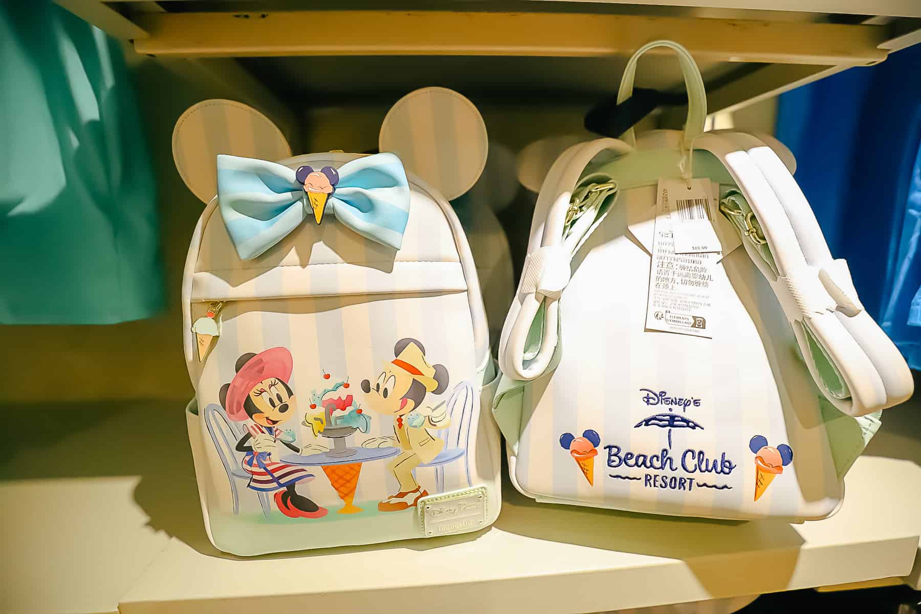 merchandise branded to Disney's Beach Club 