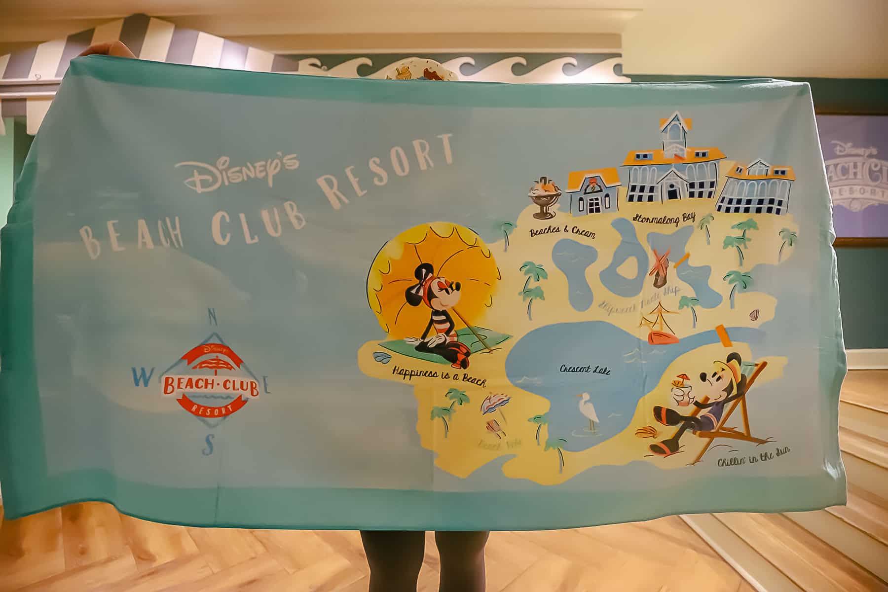 resort beach towel for Disney's Beach Club 