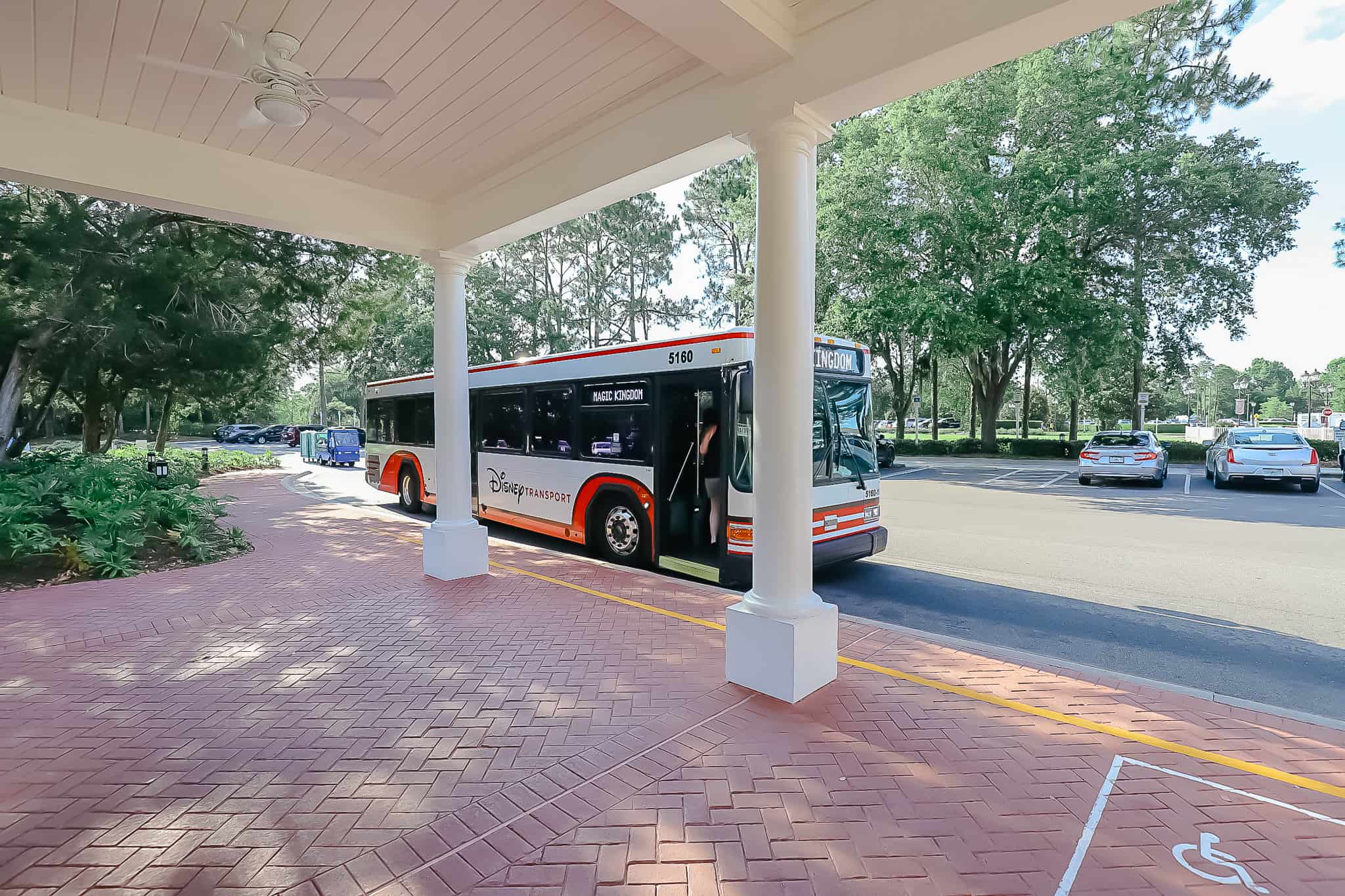 a bus at the bus stop