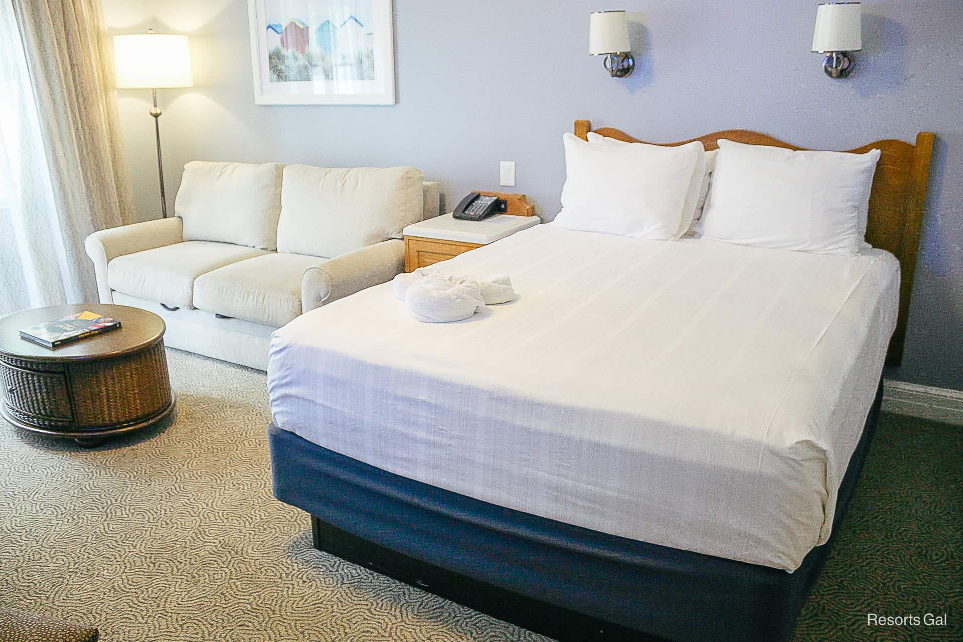 Beach Club deluxe studio room layout 